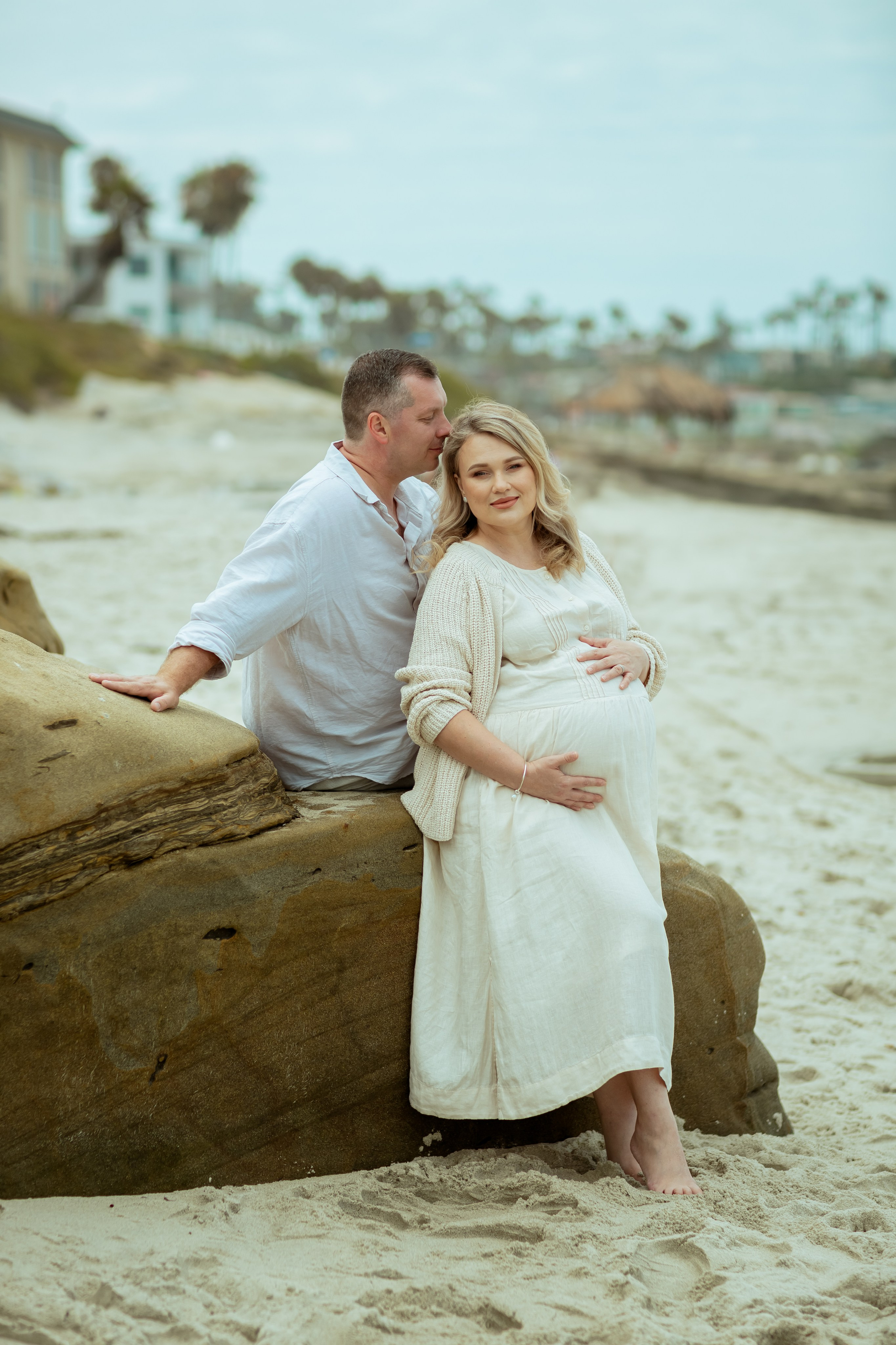 Maternity Photoshoot | La Jolla Beach. Inna Plekhanova | San Diego Photographer