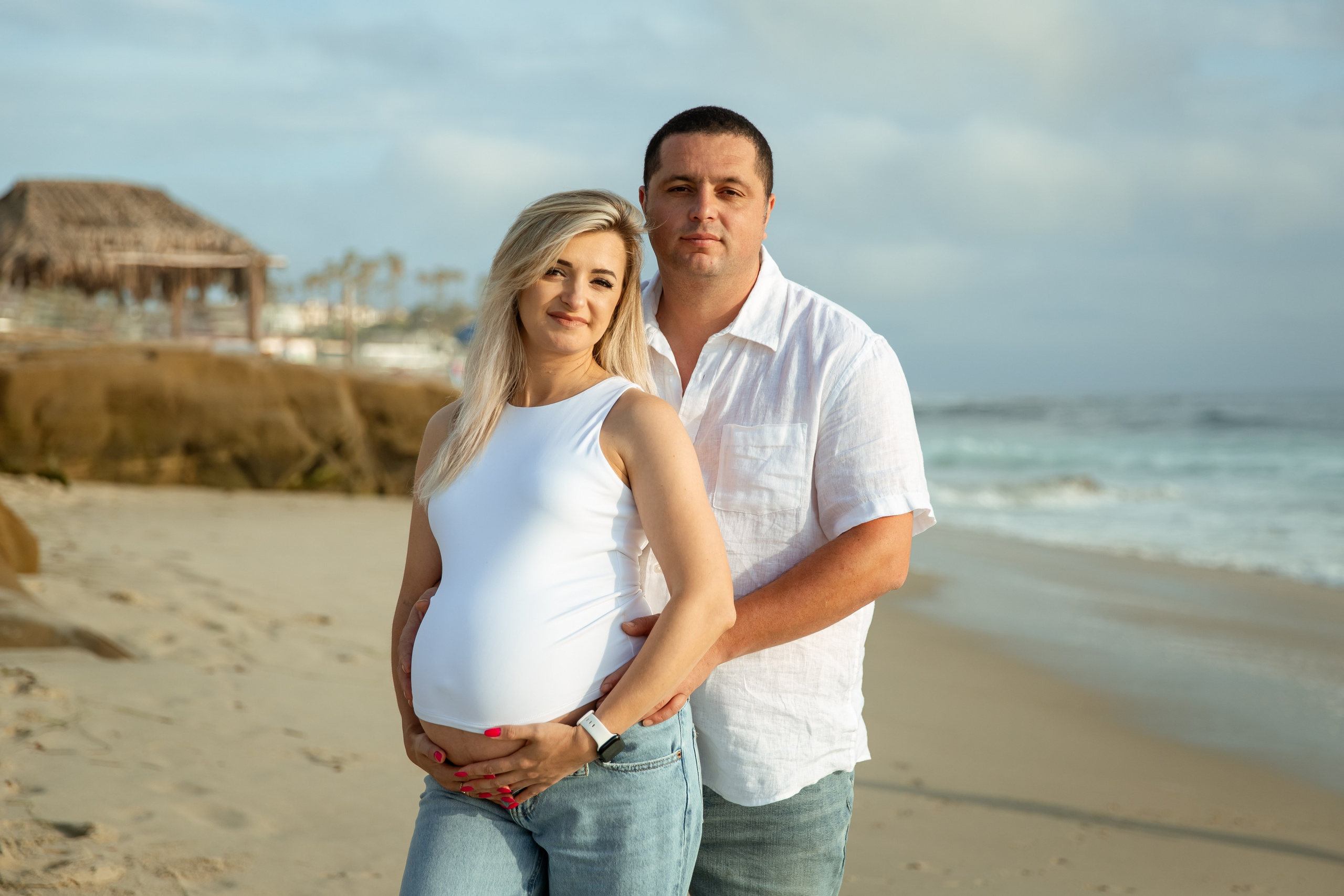 Maternity Photoshoot | La Jolla Beach. Inna Plekhanova | San Diego Photographer