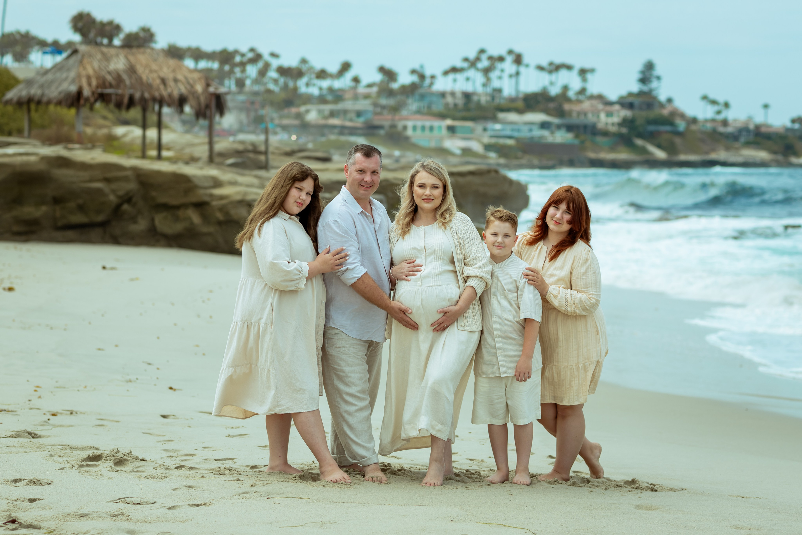 Maternity Photoshoot | La Jolla Beach. Inna Plekhanova | San Diego Photographer