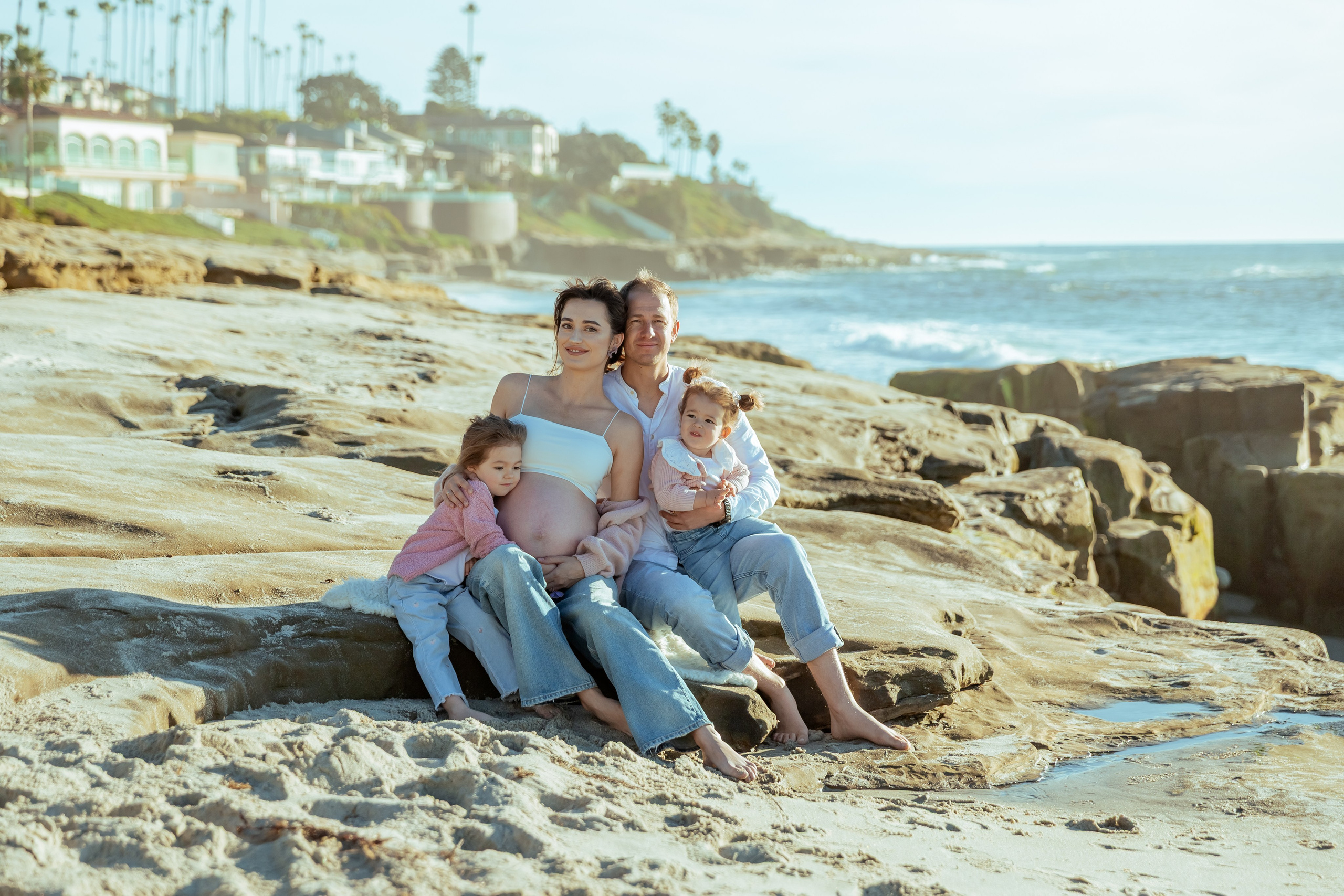 Maternity Photoshoot | La Jolla Beach. Inna Plekhanova | San Diego Photographer