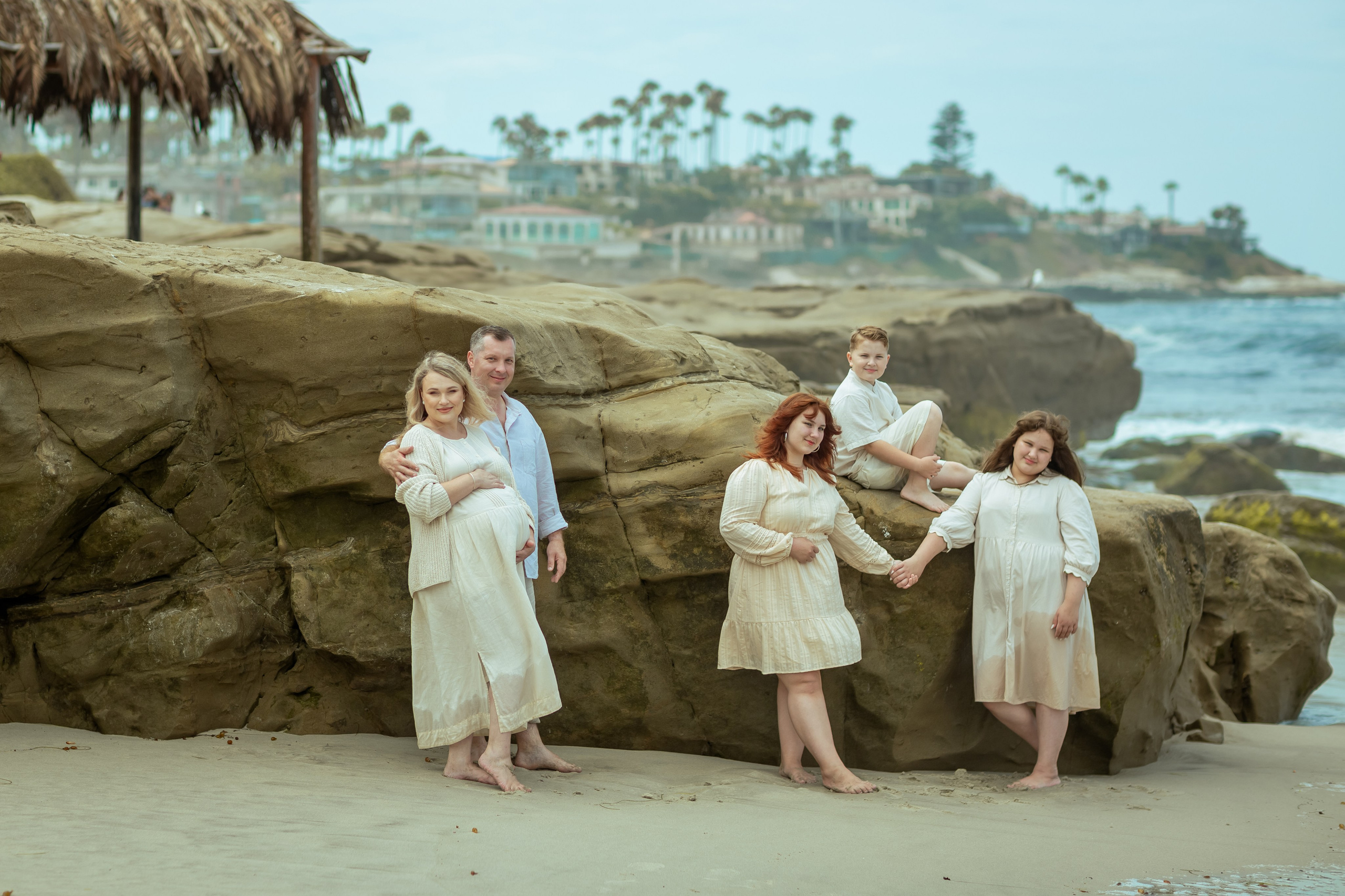 Maternity Photoshoot | La Jolla Beach. Inna Plekhanova | San Diego Photographer