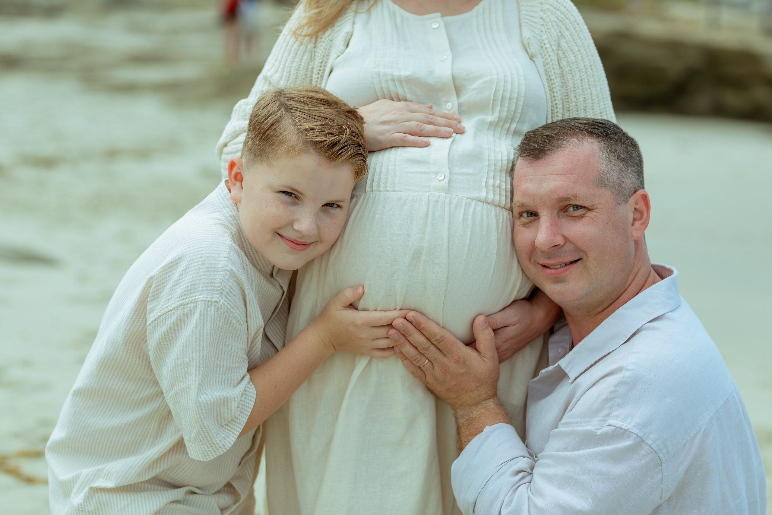 Maternity Photoshoot | La Jolla Beach. Inna Plekhanova | San Diego Photographer
