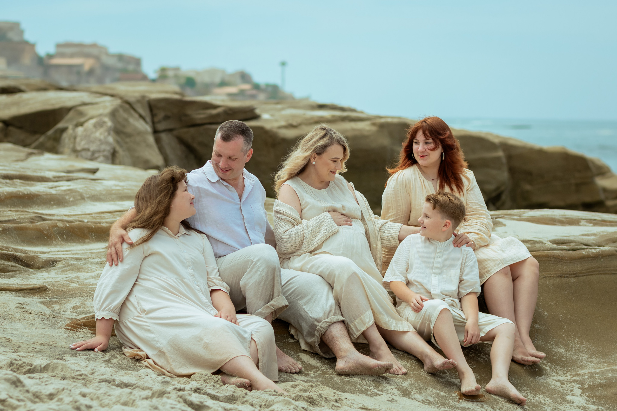 Maternity Photoshoot | La Jolla Beach. Inna Plekhanova | San Diego Photographer
