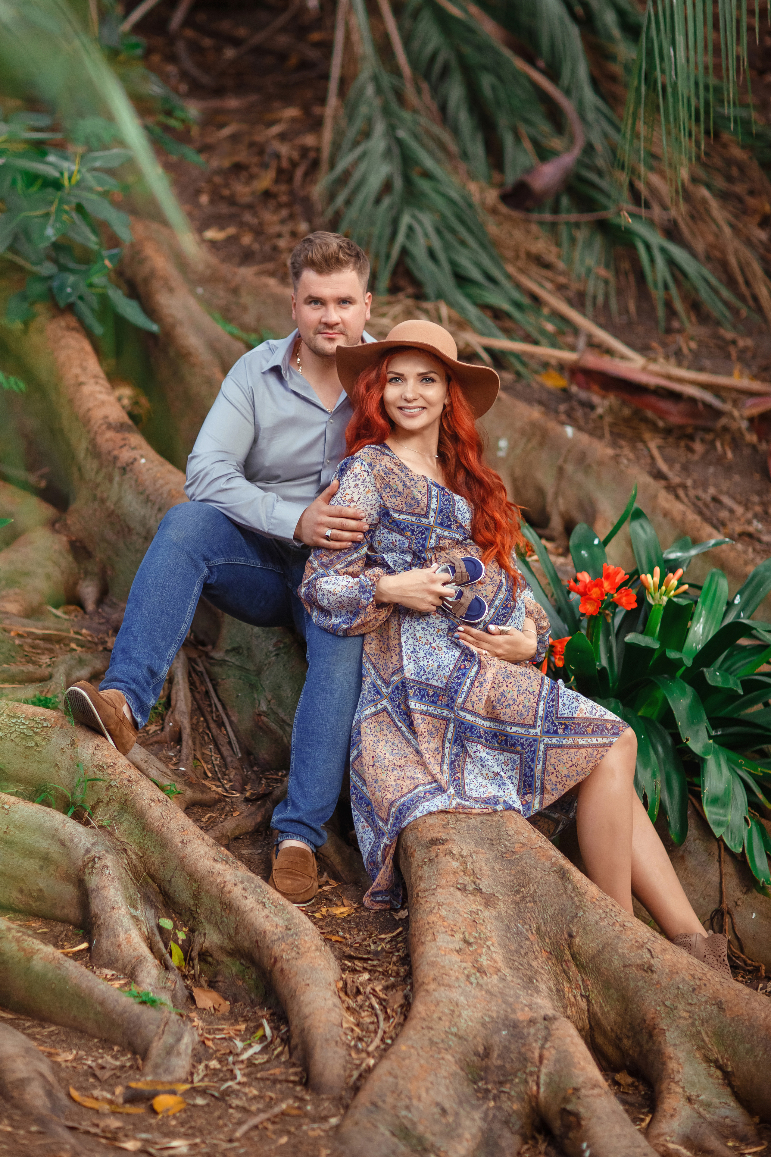 «Waiting for a miracle» Dubovinsky family (Balboa park). FAMILY & KIDS PHOTOGRAPHER in San Diego