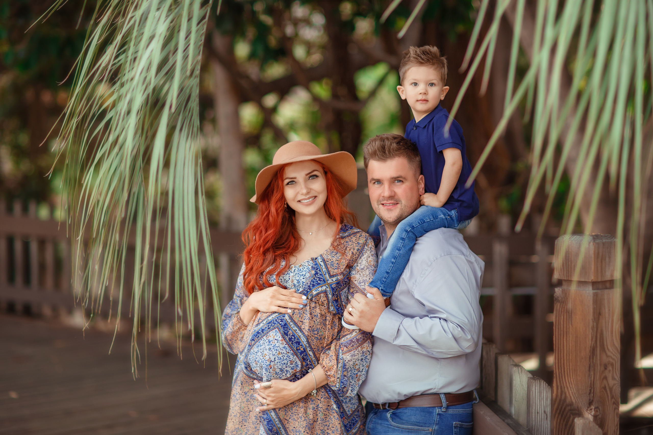 «Waiting for a miracle» Dubovinsky family (Balboa park). FAMILY & KIDS PHOTOGRAPHER in San Diego