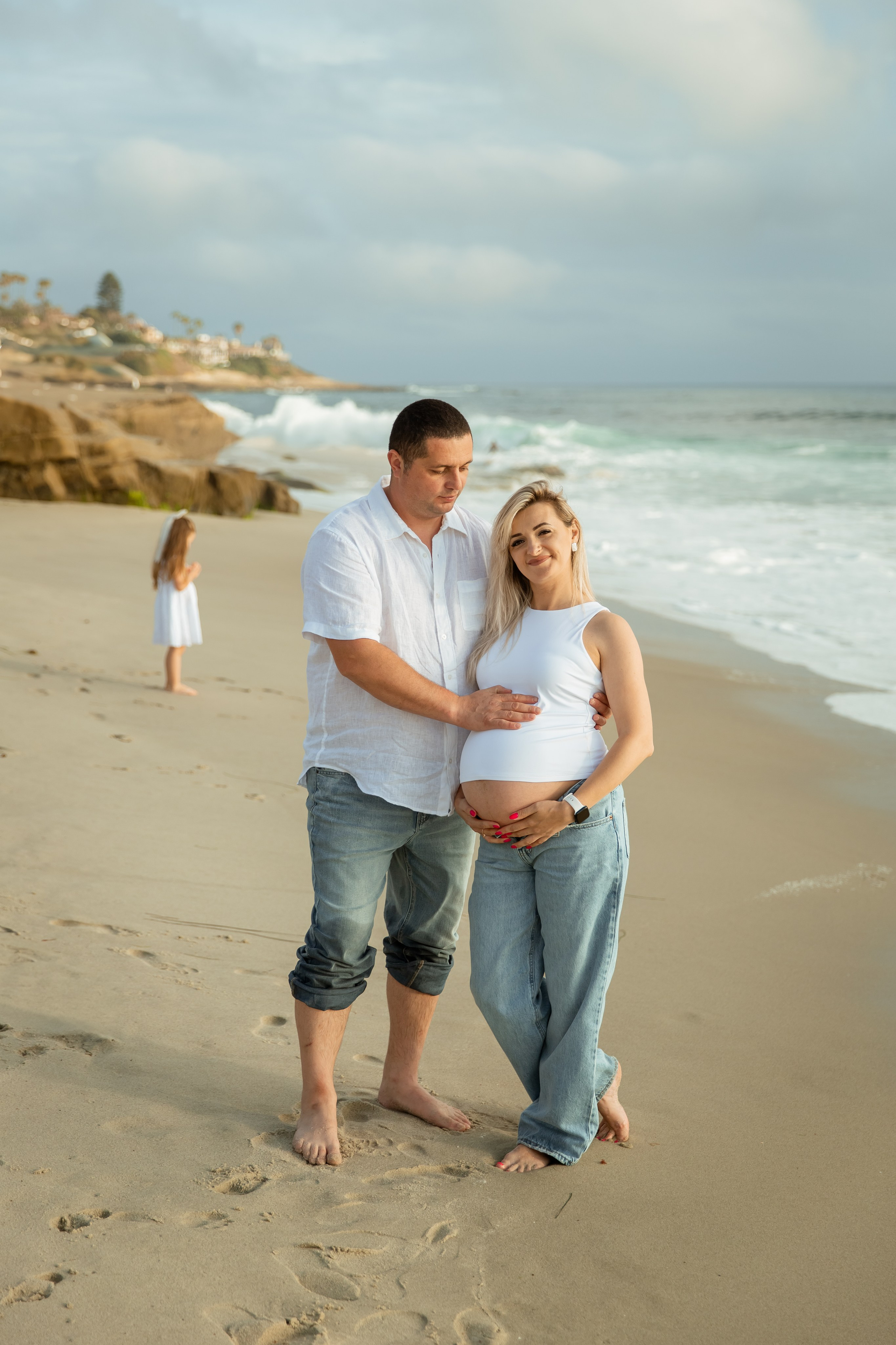 Maternity Photoshoot | La Jolla Beach. Inna Plekhanova | San Diego Photographer