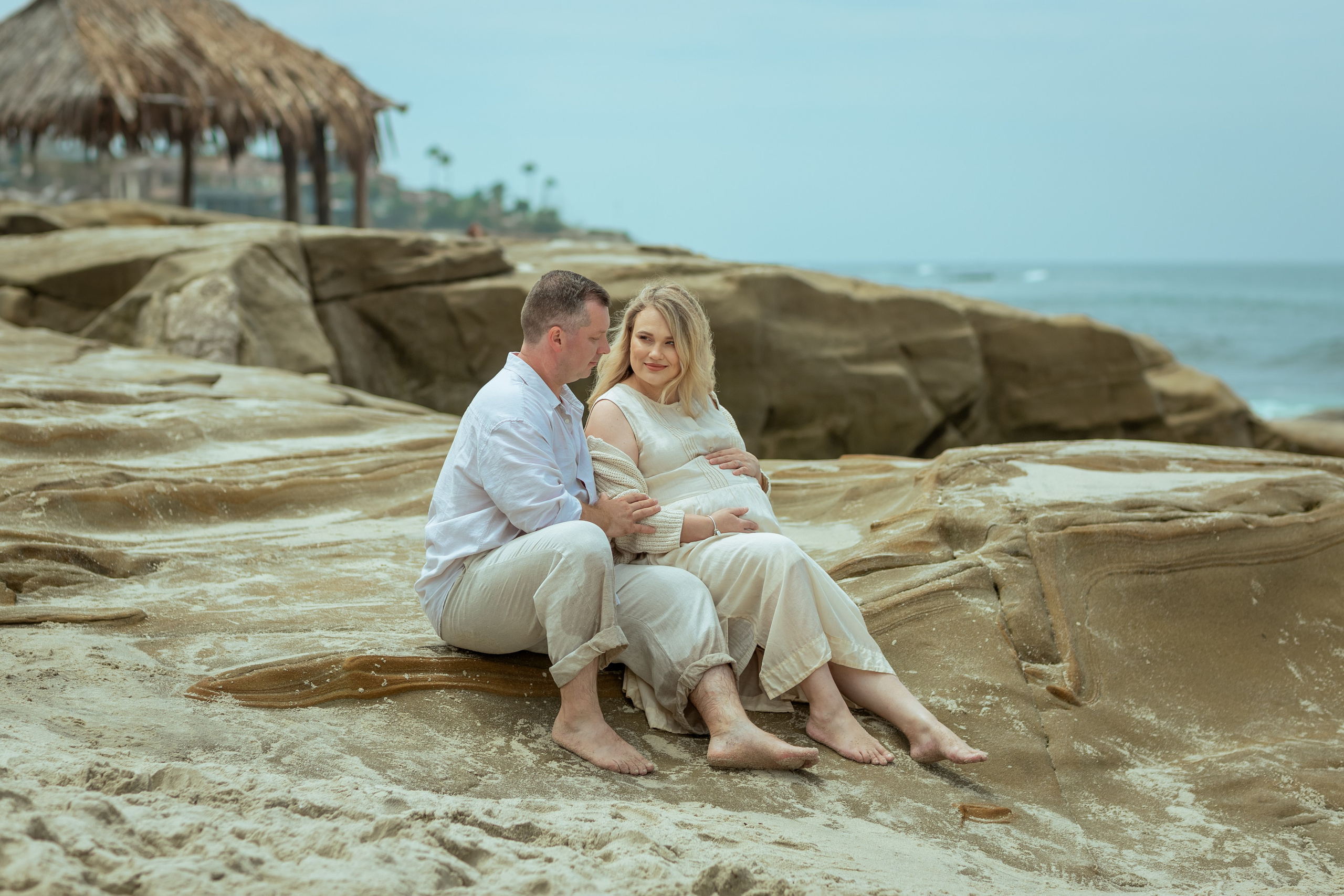 Maternity Photoshoot | La Jolla Beach. Inna Plekhanova | San Diego Photographer