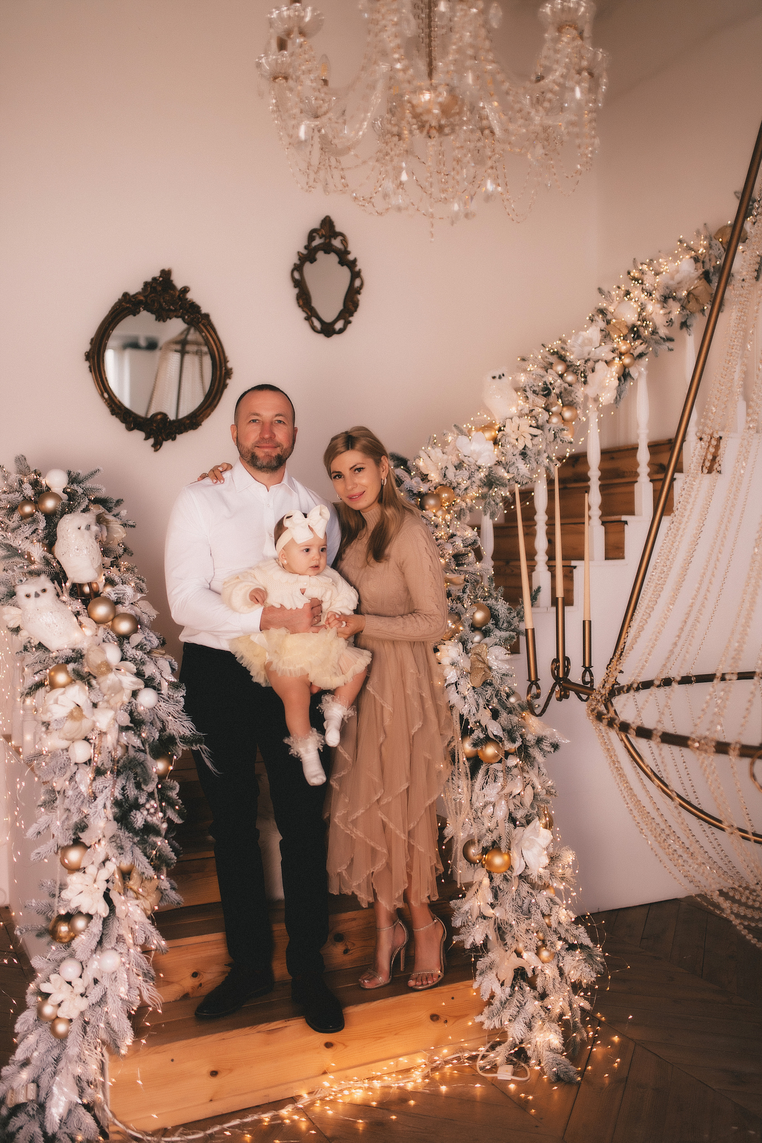 Новогодняя история Алены Алексея Алисы и Сергея. Семейный и свадебный фотограф в Харьков