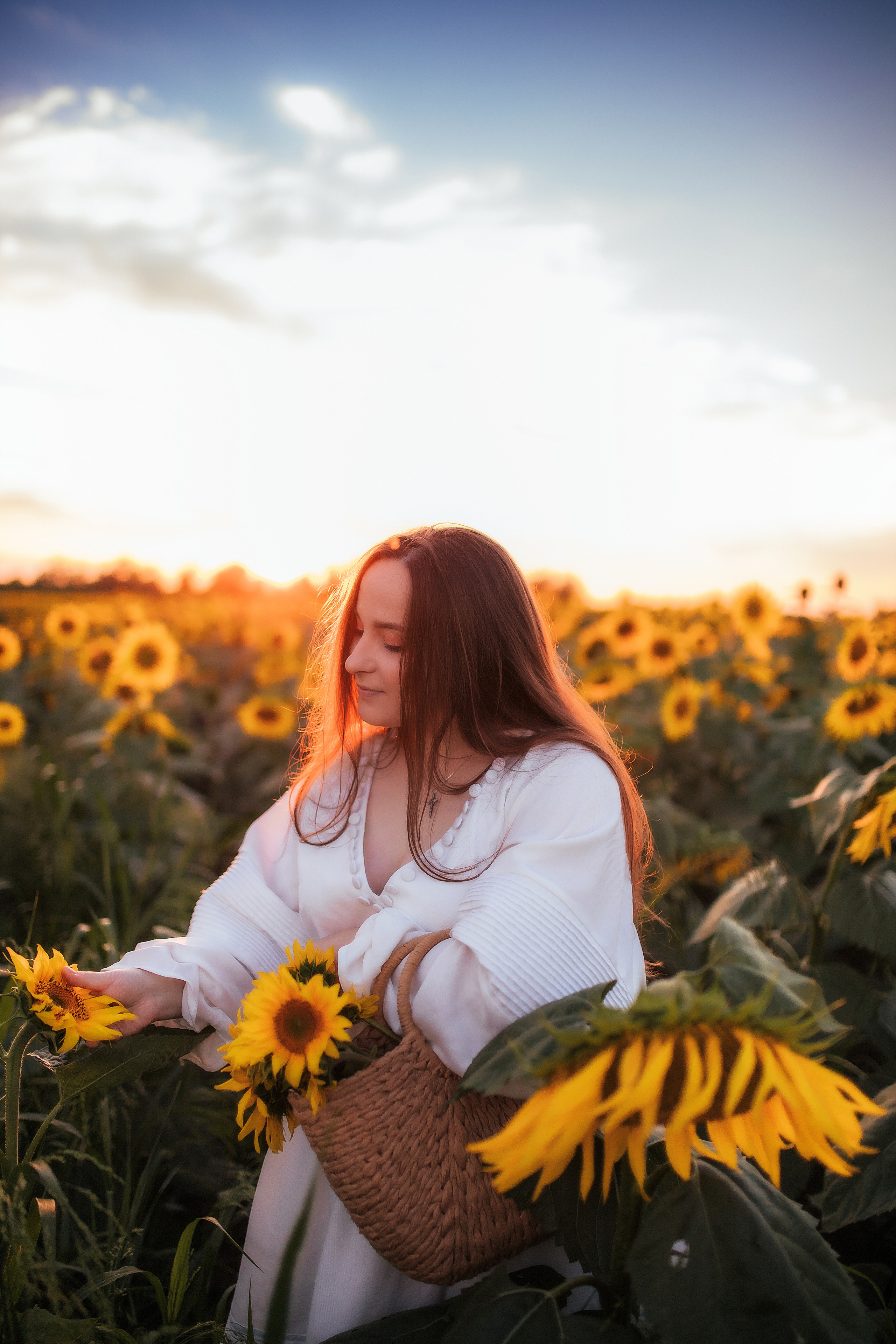 Вікторія і соняшники. Семейный и свадебный фотограф в Харьков