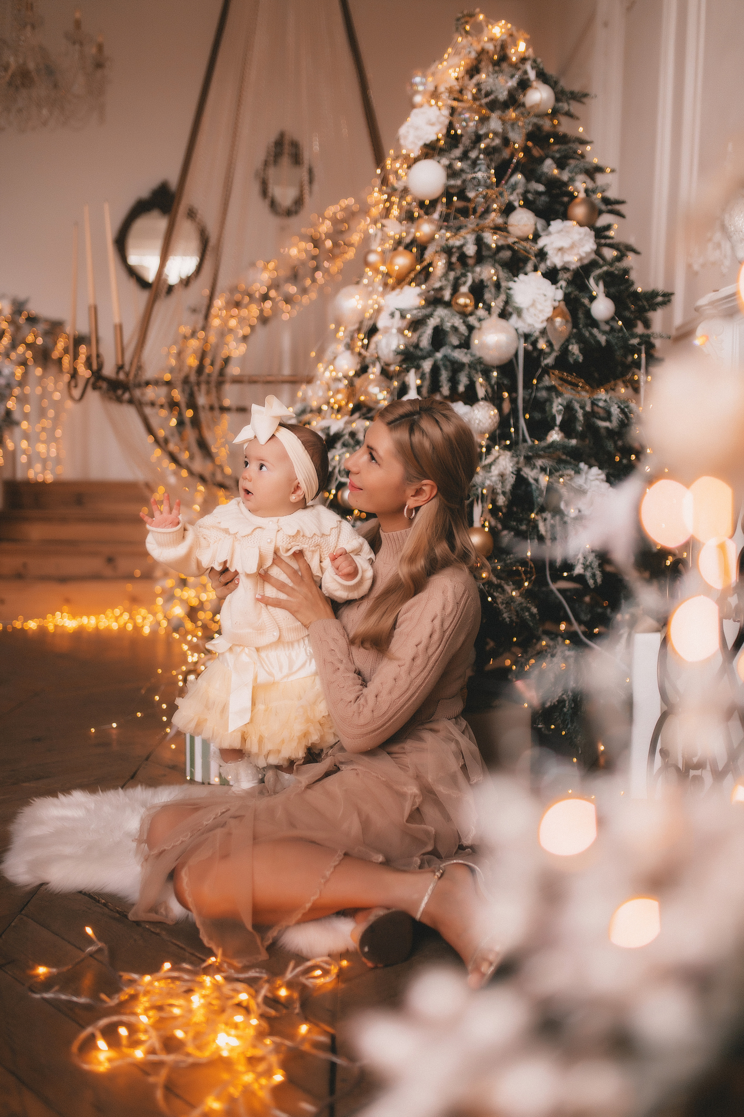 Новогодняя история Алены Алексея Алисы и Сергея. Семейный и свадебный фотограф в Харьков
