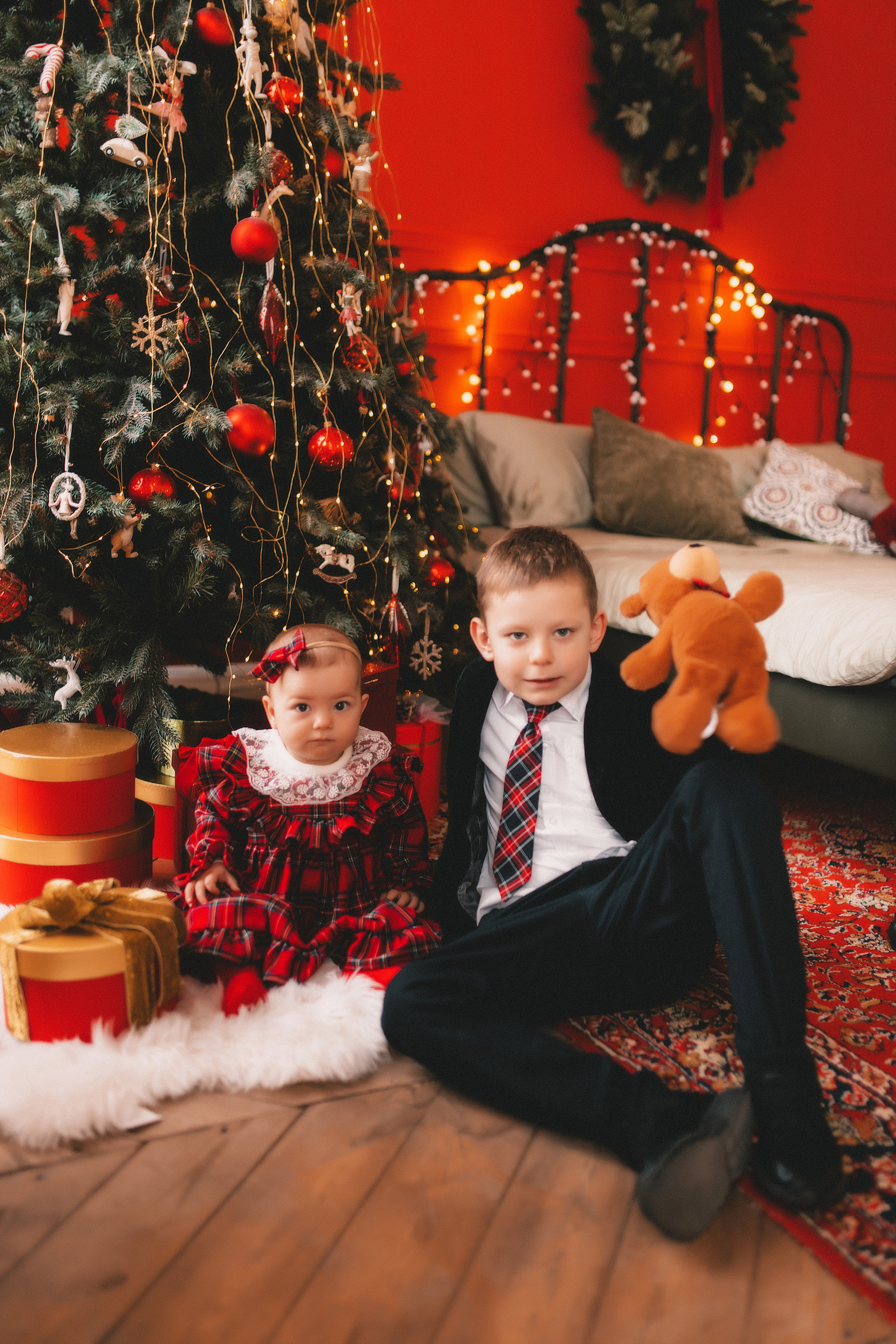 Новогодняя история Алены Алексея Алисы и Сергея. Семейный и свадебный фотограф в Харьков