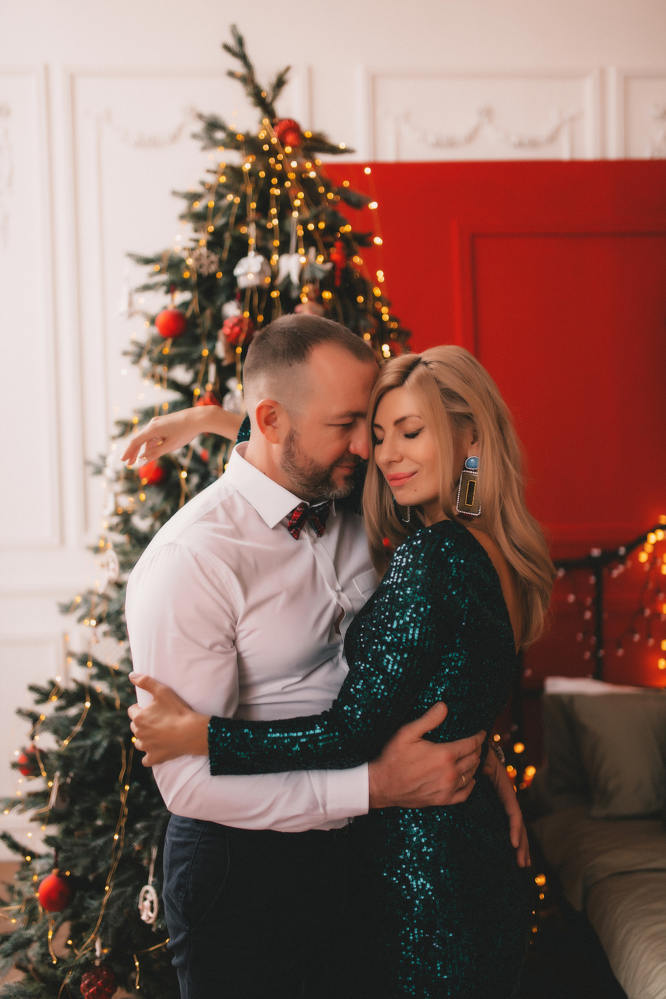 Новогодняя история Алены Алексея Алисы и Сергея. Семейный и свадебный фотограф в Харьков