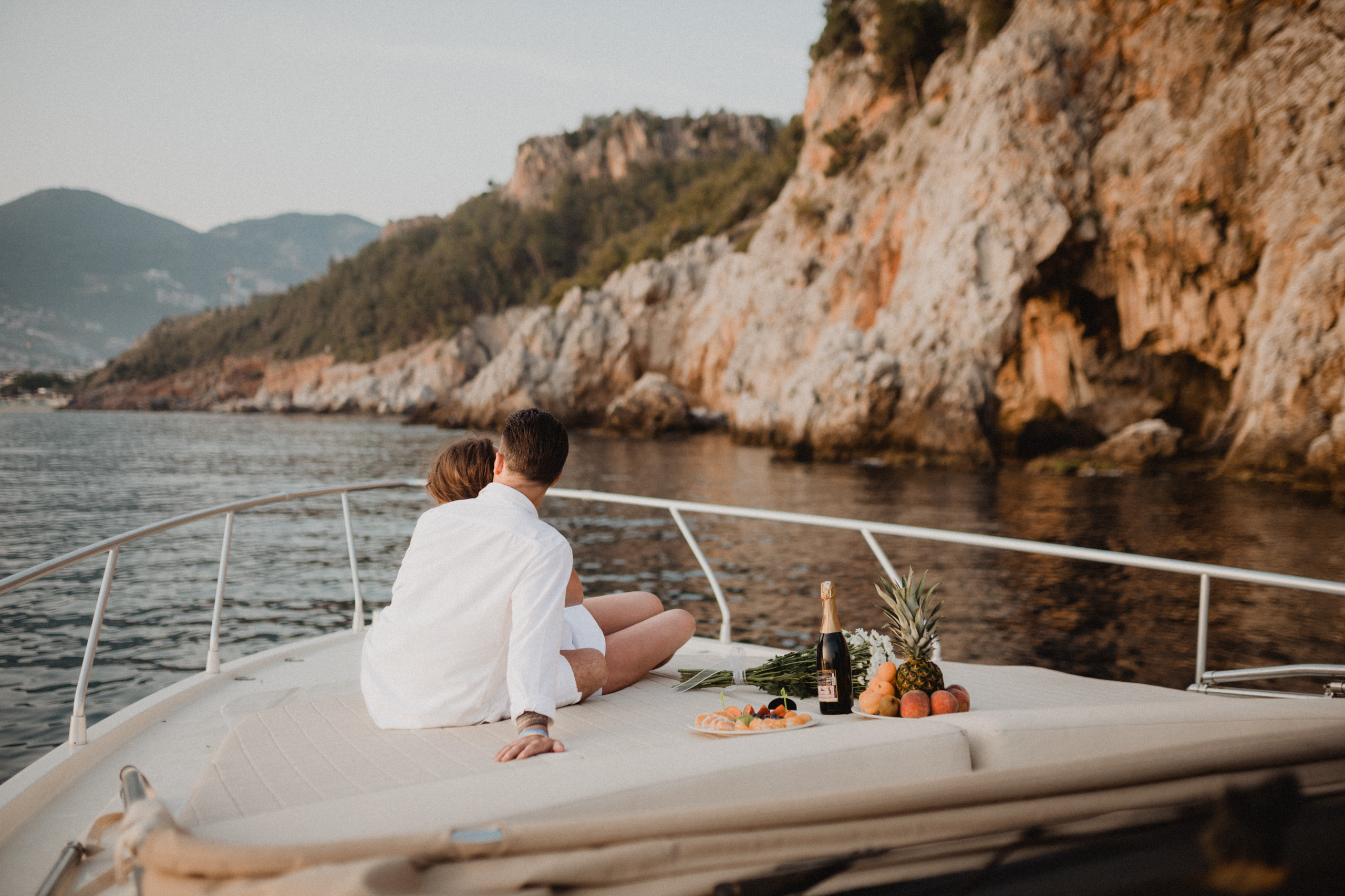 Предложение на яхте. Алания. Кара Дмитрий, фотограф Аланья