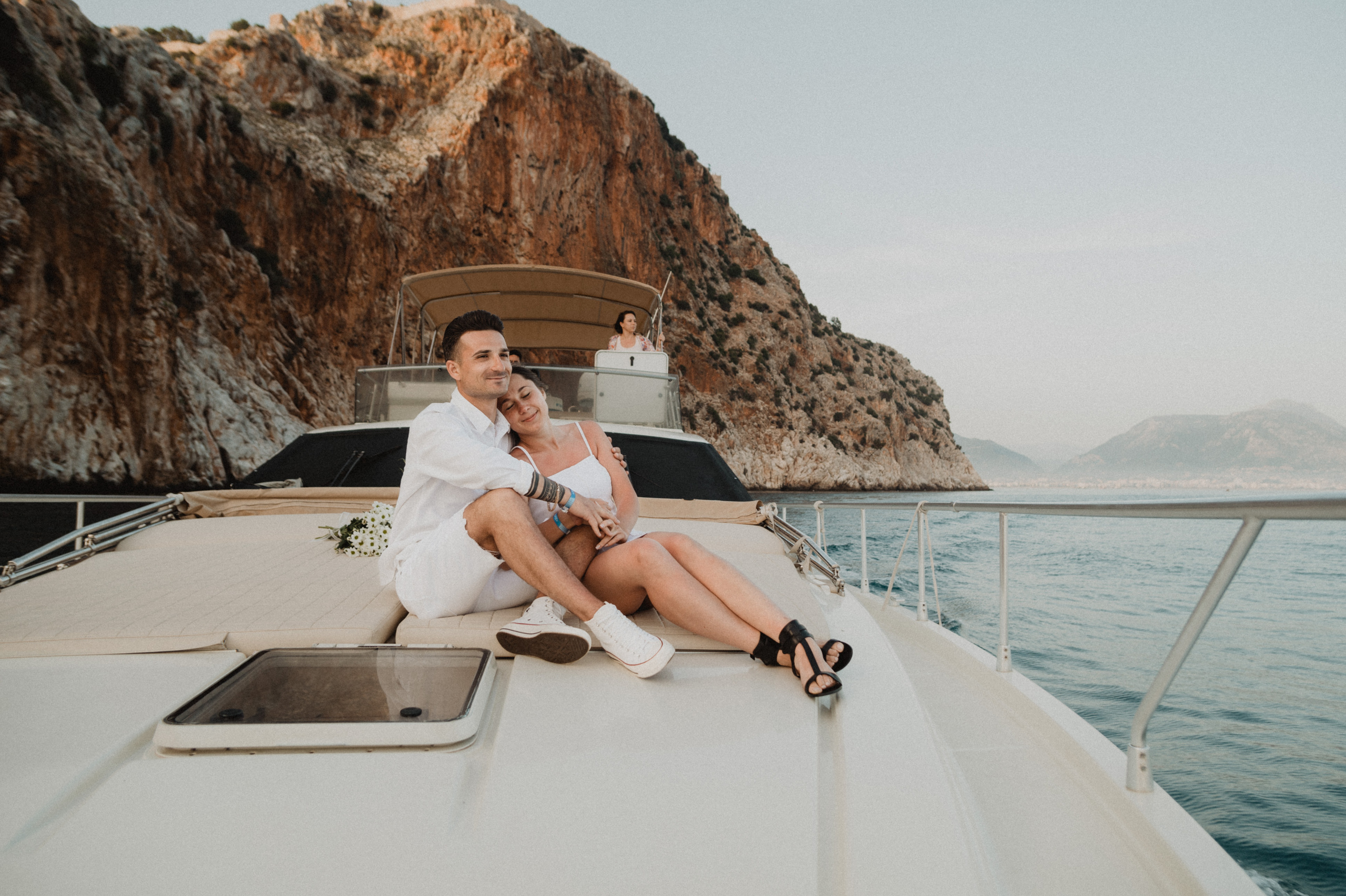 Предложение на яхте. Алания. Кара Дмитрий, фотограф Аланья