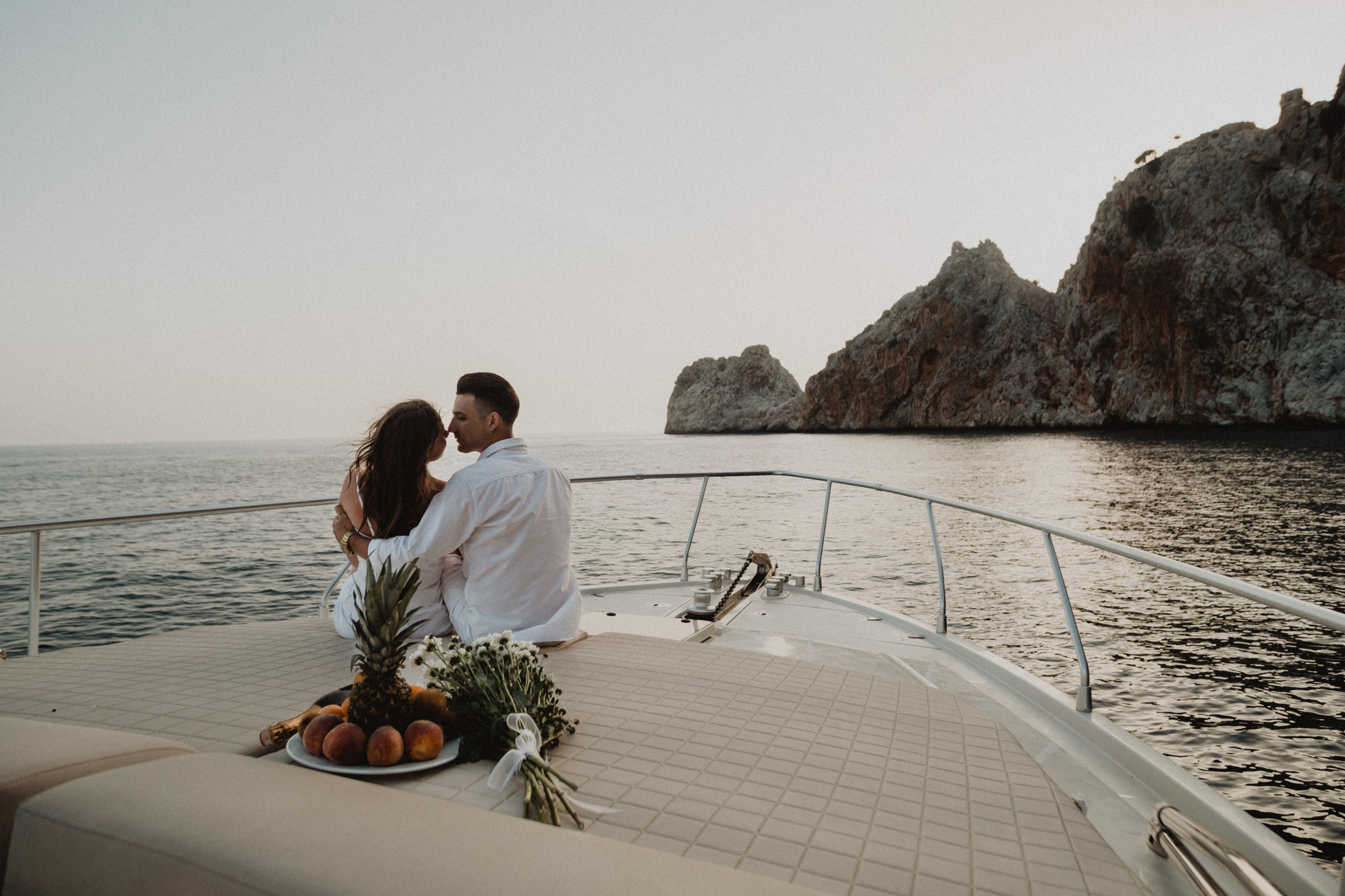 Предложение на яхте. Алания. Кара Дмитрий, фотограф Аланья