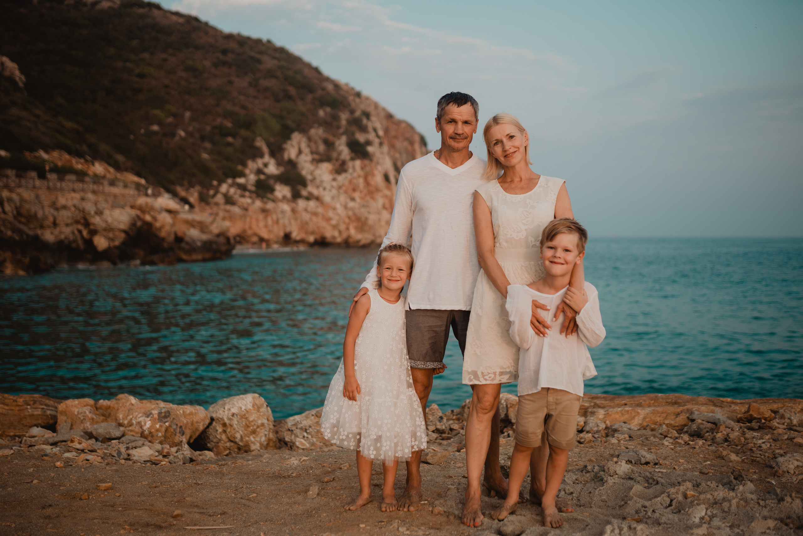 Семейная фотосессия. Алания. Кара Дмитрий, фотограф Аланья