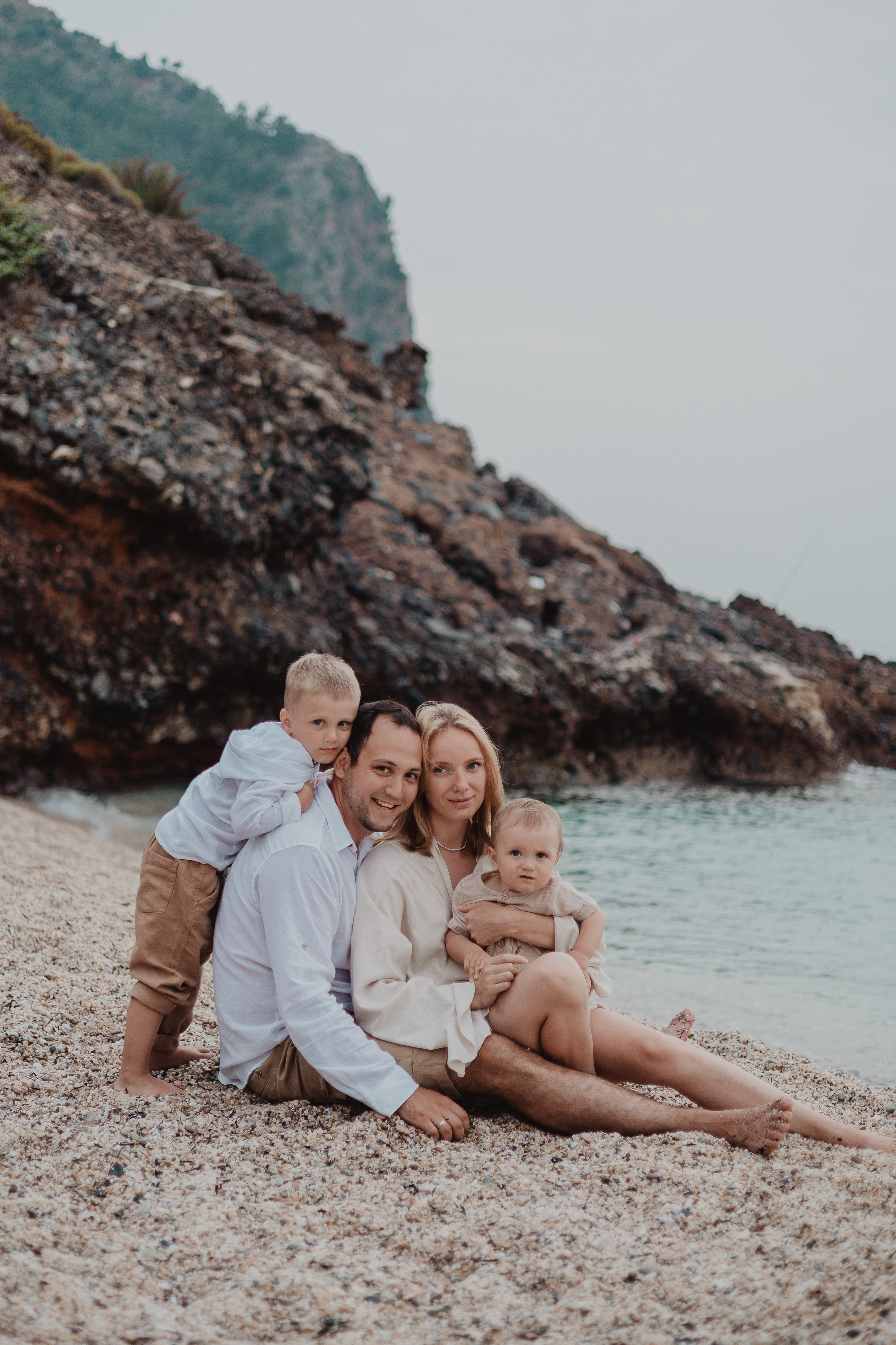 Семейная фотосессия. Алания. Кара Дмитрий, фотограф Аланья