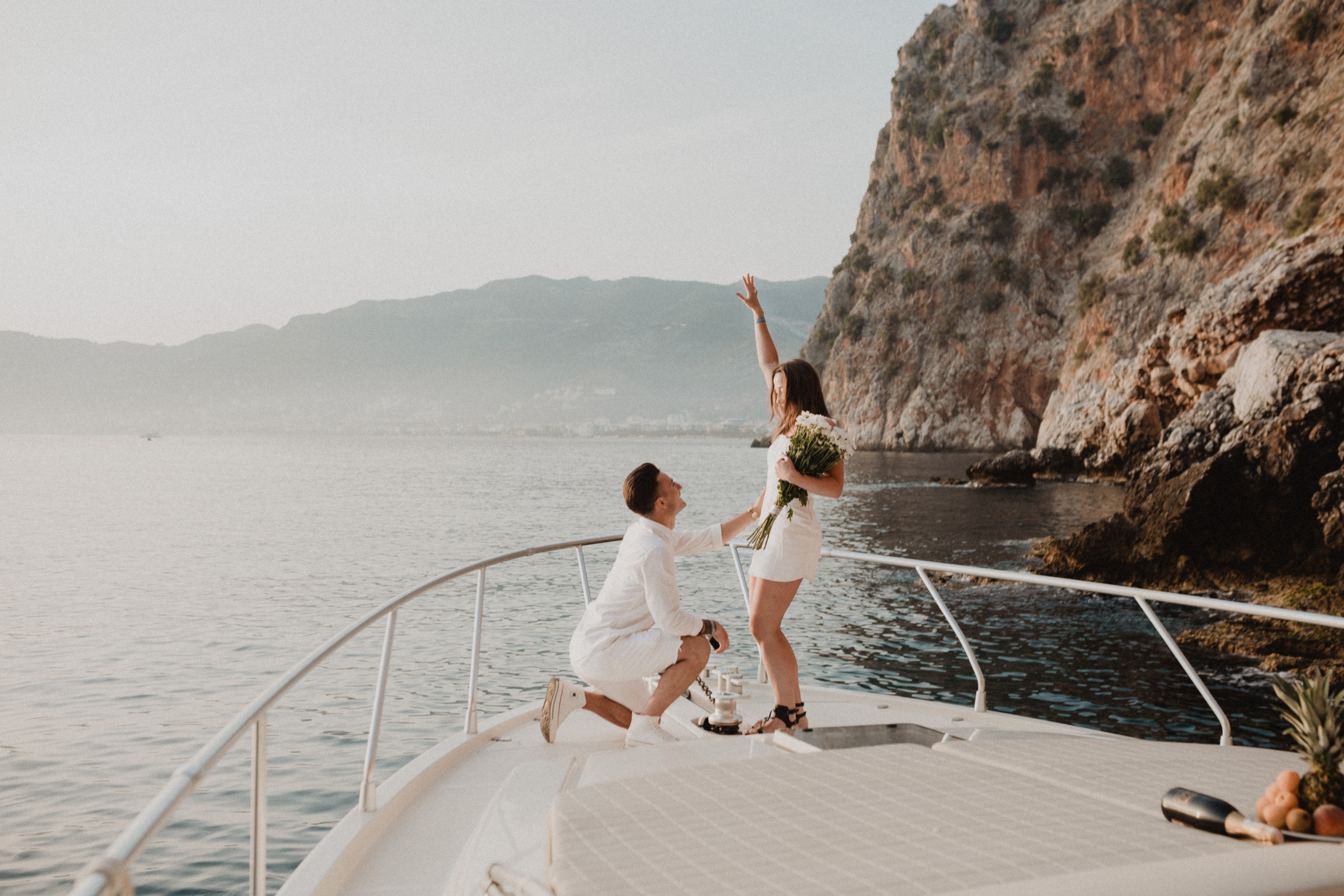 Предложение на яхте. Алания. Кара Дмитрий, фотограф Аланья