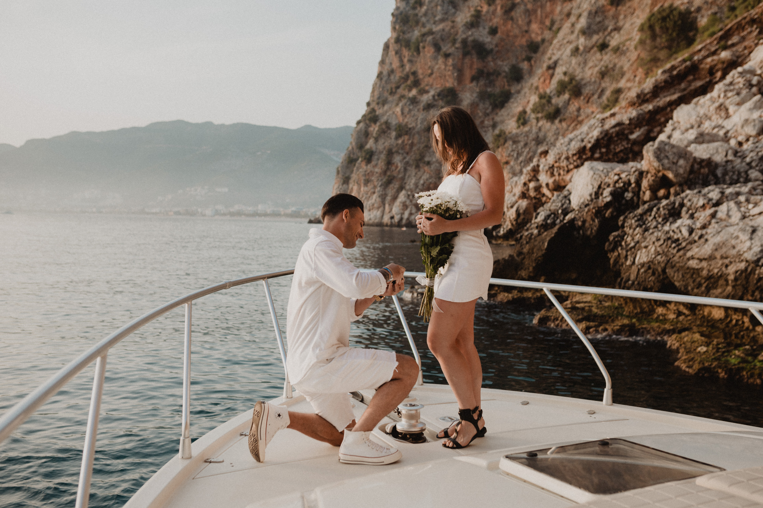 Предложение на яхте. Алания. Кара Дмитрий, фотограф Аланья