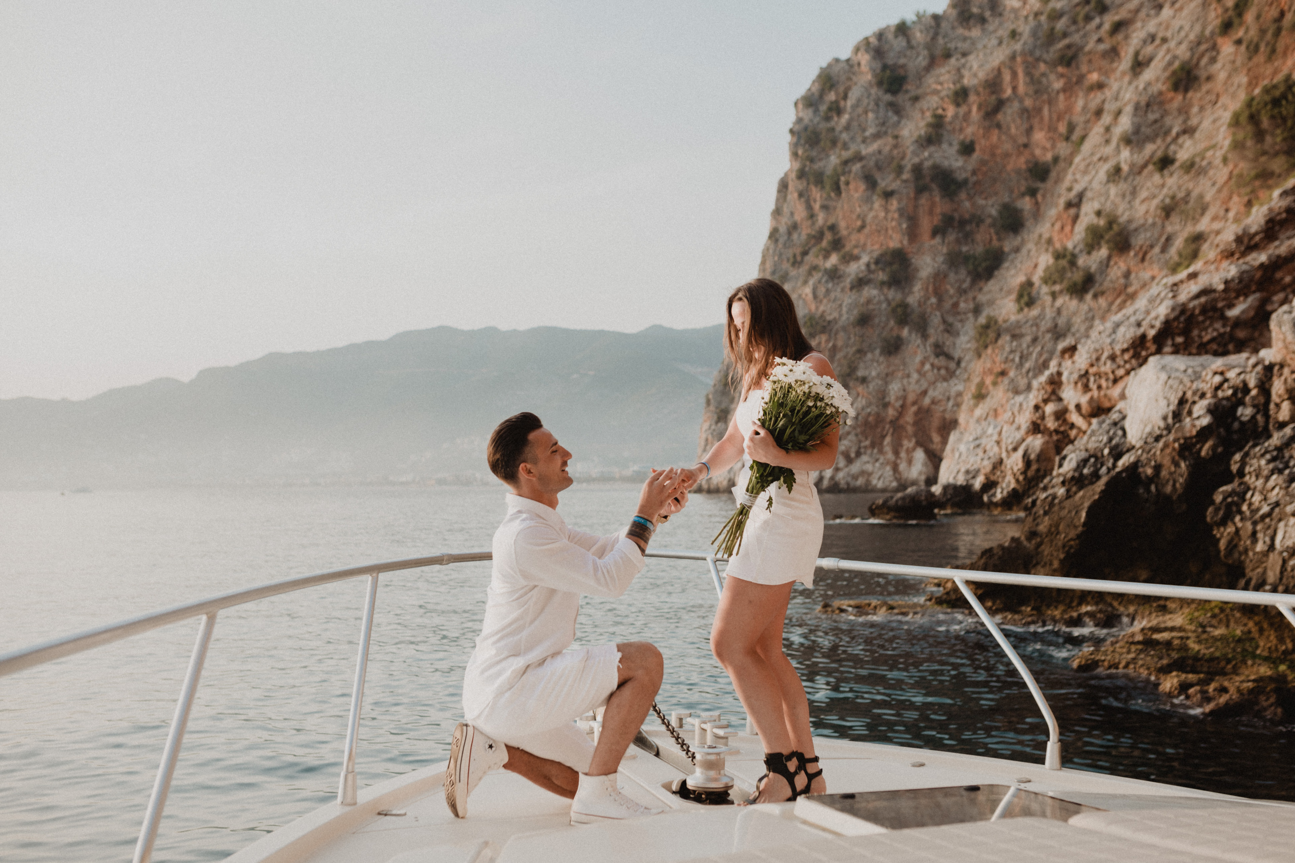 Предложение на яхте. Алания. Кара Дмитрий, фотограф Аланья