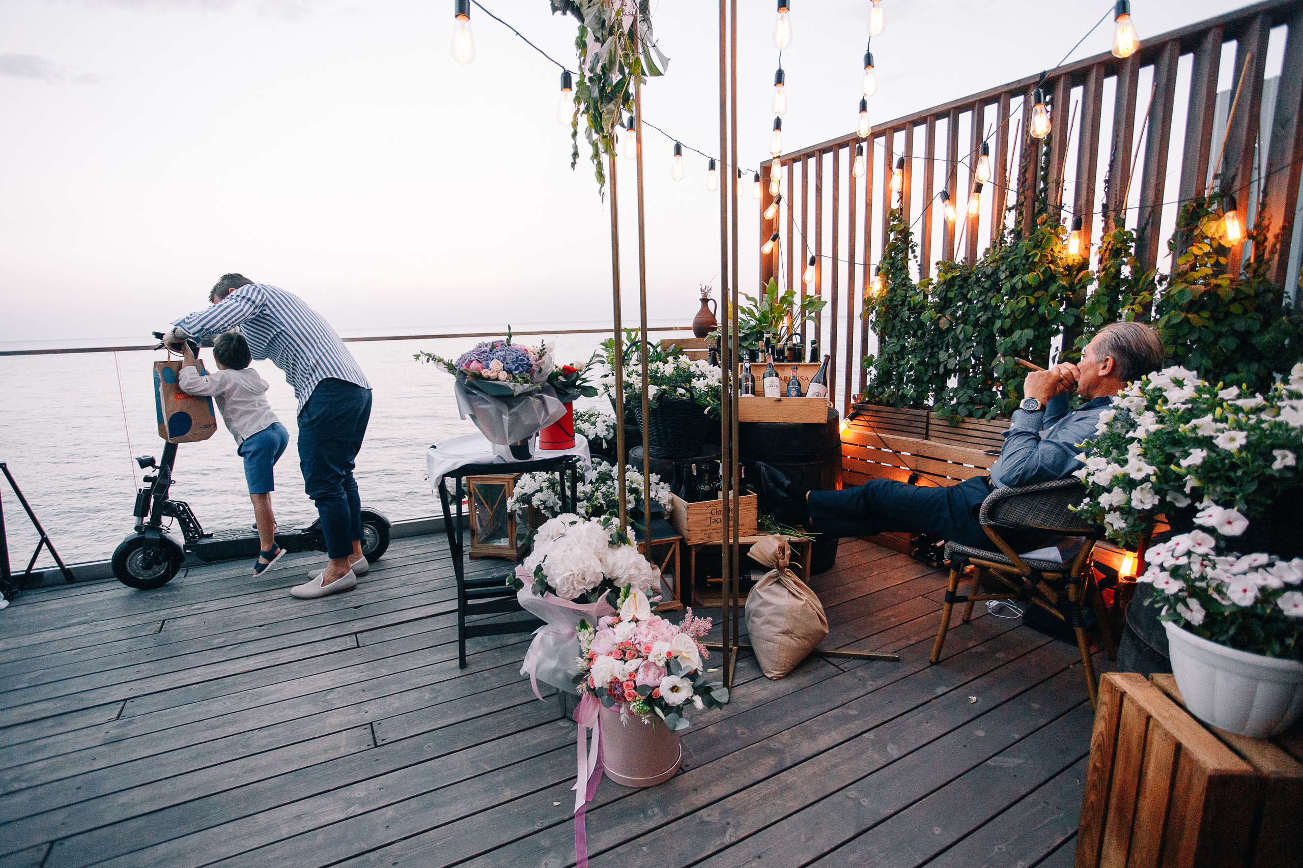 День рождения в ресторане Юг. Кара Дмитрий, фотограф Аланья