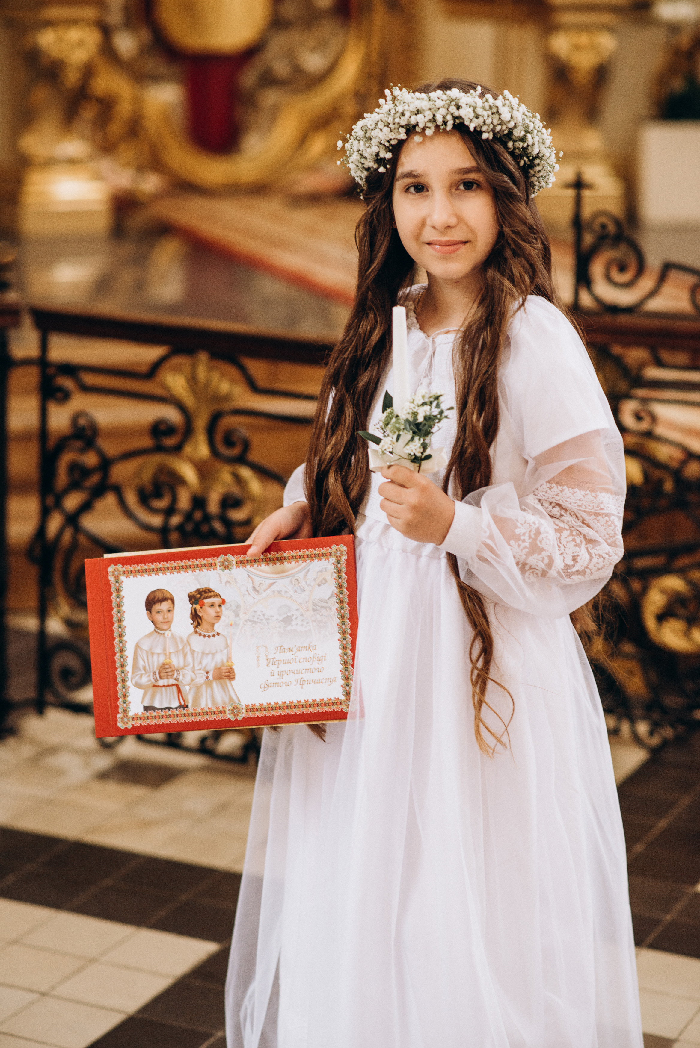 Перше Причастя. Софія. Катедральний собор. Тернопіль. Сімейний, дитячий та індивідуальний фотограф в м. Тернопіль, м. Львів