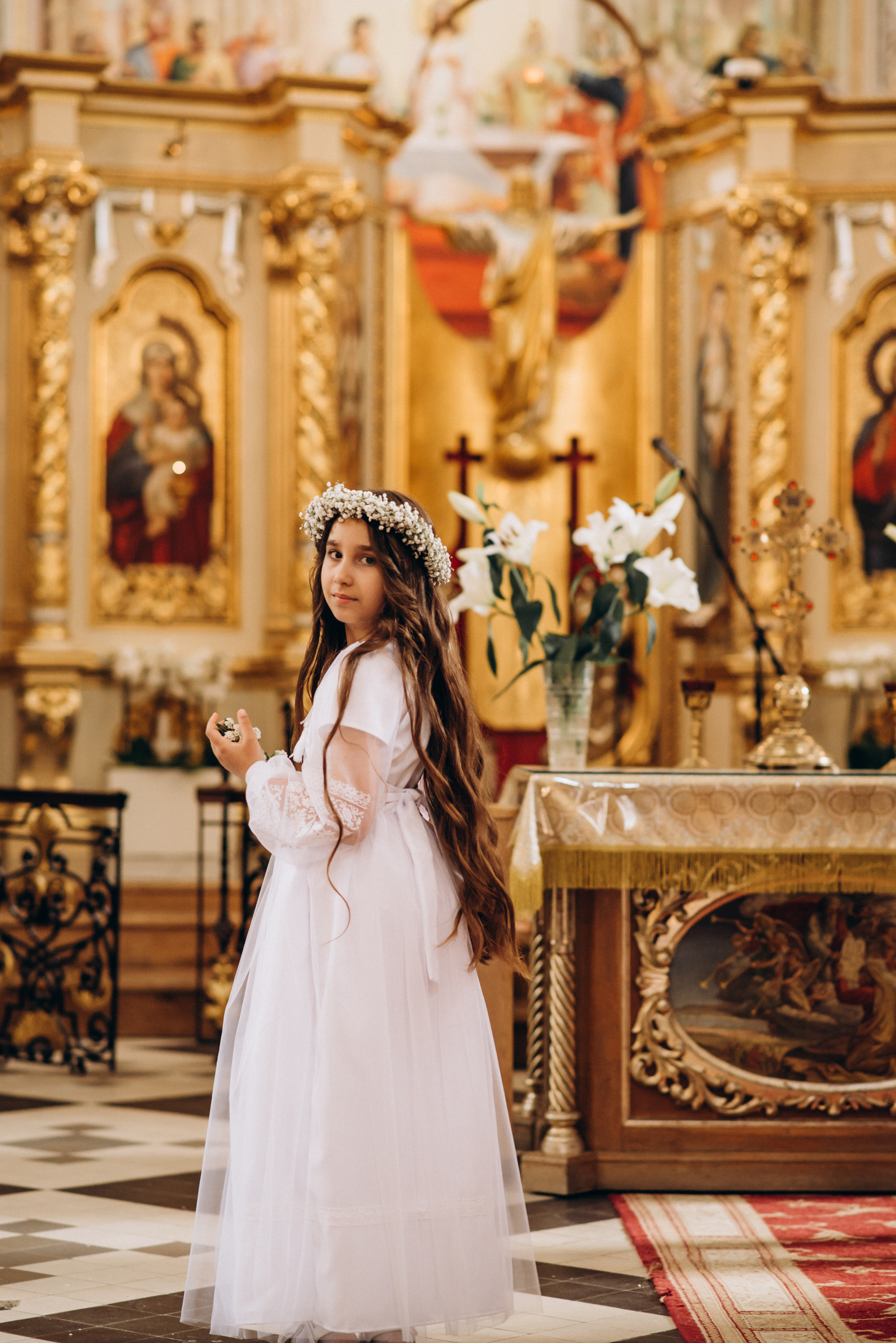 Перше Причастя. Софія. Катедральний собор. Тернопіль. Сімейний, дитячий та індивідуальний фотограф в м. Тернопіль, м. Львів