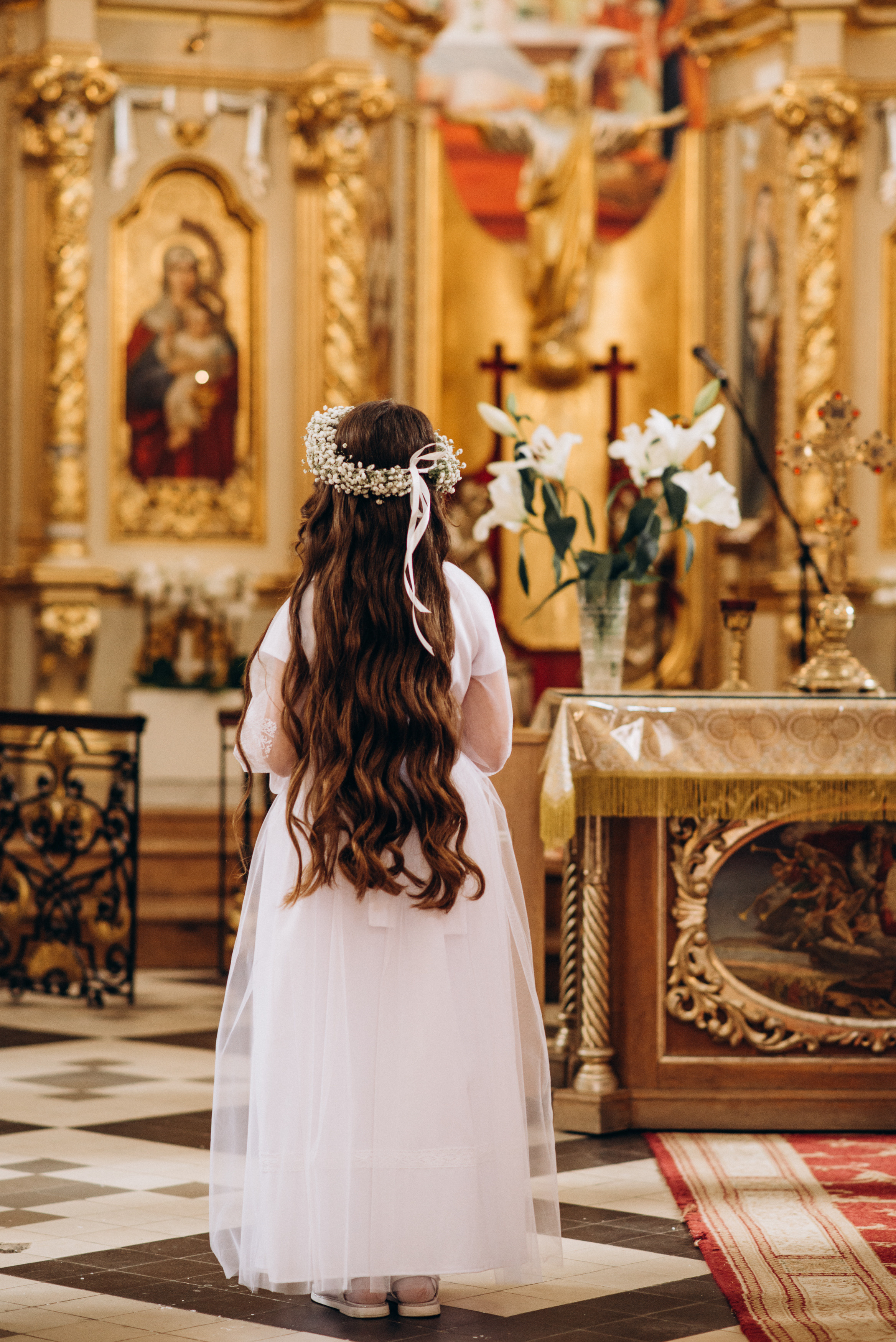 Перше Причастя. Софія. Катедральний собор. Тернопіль. Сімейний, дитячий та індивідуальний фотограф в м. Тернопіль, м. Львів