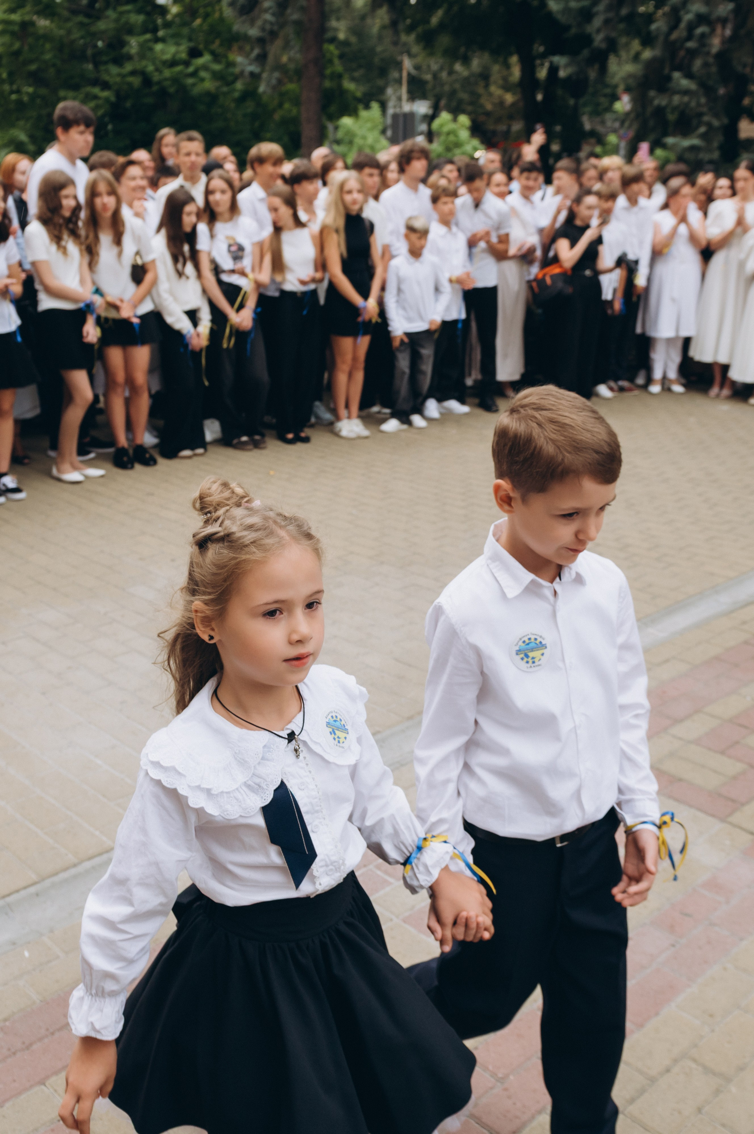 Перший дзвоник у Тернополі, фотосесія першокласників