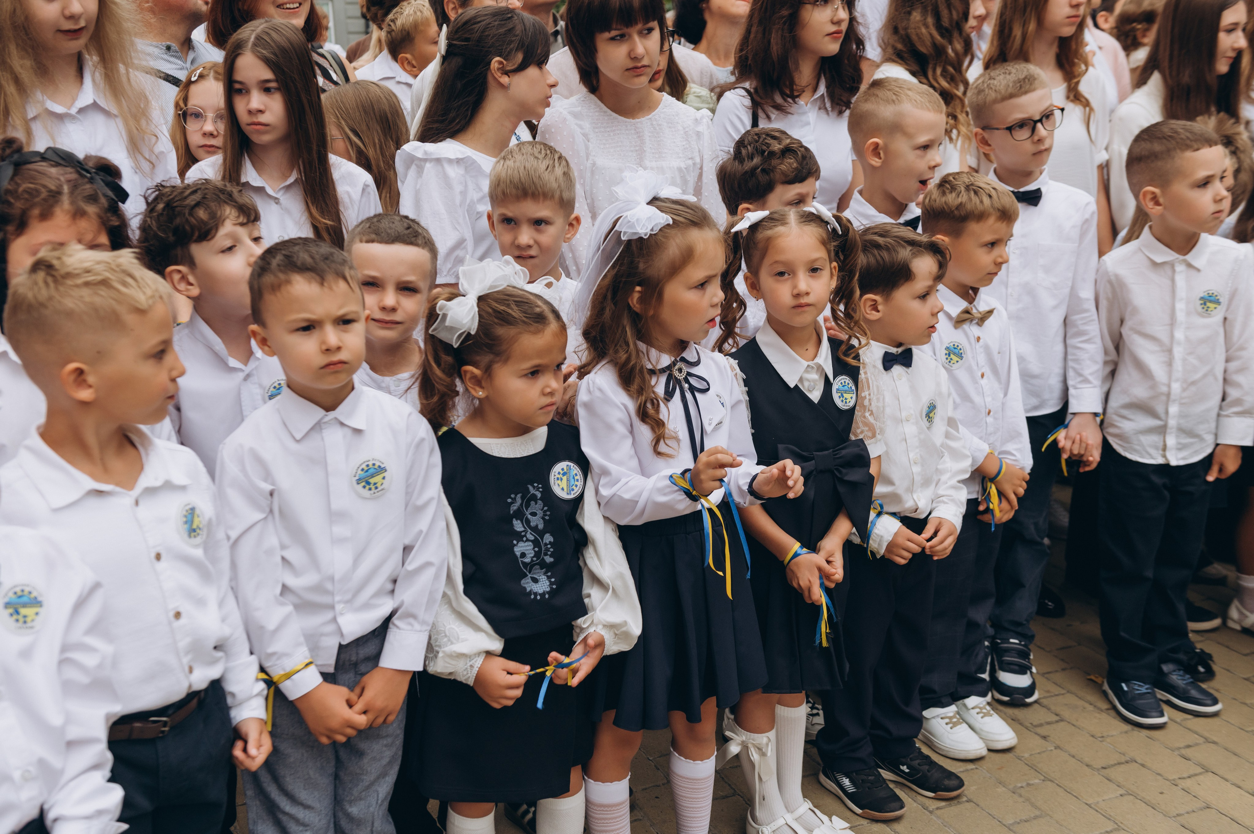 Перший дзвоник у Тернополі, фотосесія першокласників
