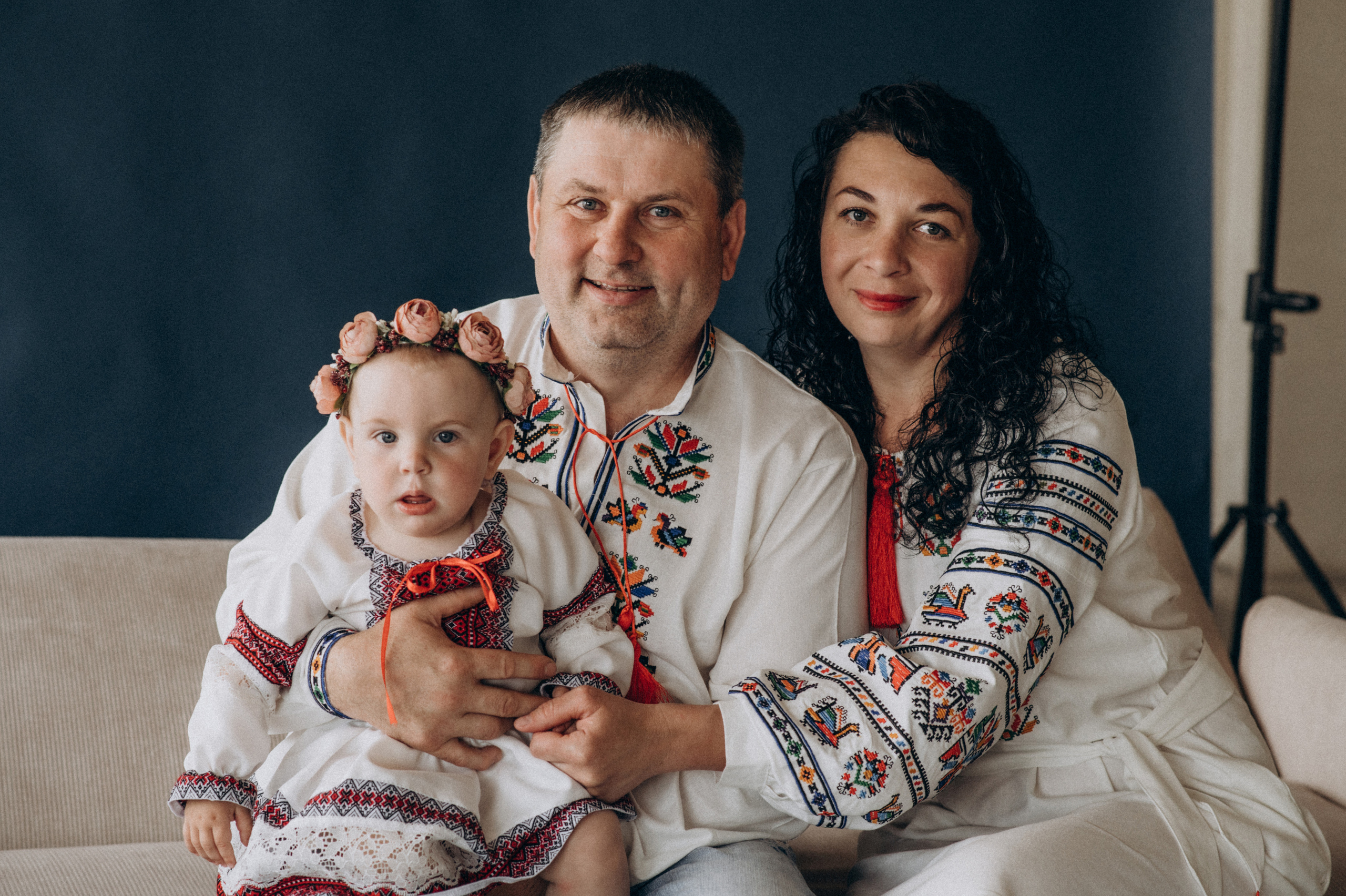 Сімейна зйомка у студії. Сімейний, дитячий та індивідуальний фотограф в м. Тернопіль, м. Львів