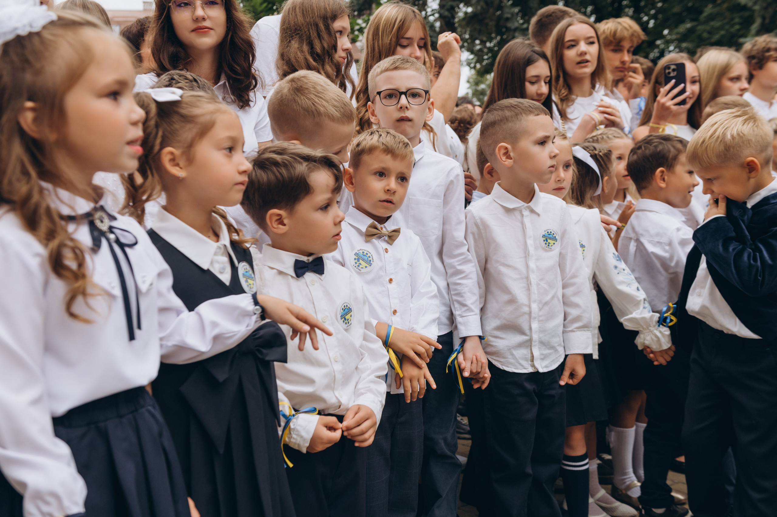 Перший дзвоник у Тернополі, фотосесія першокласників