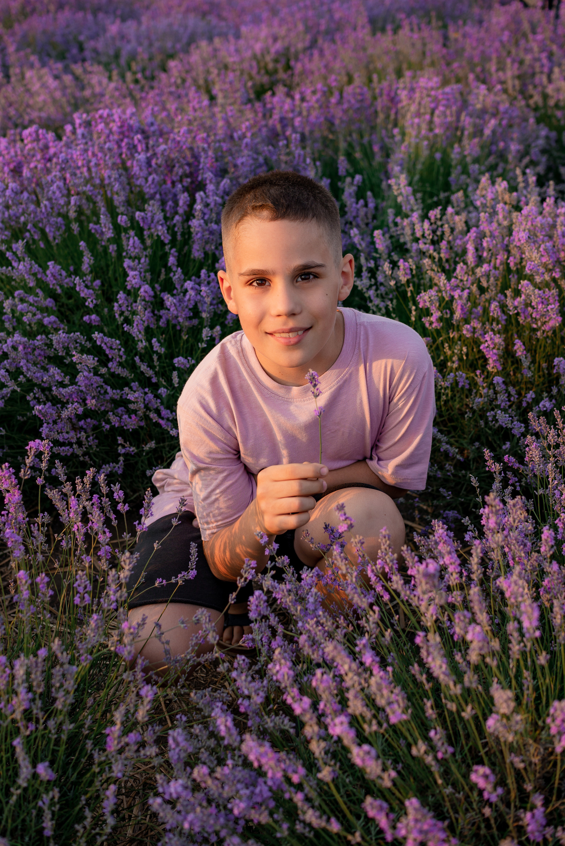 Сімейна фотосесія в лаванді. Микола, Христина, Марк, Макар, Меланія. Сімейний, дитячий та індивідуальний фотограф в м. Тернопіль, м. Львів