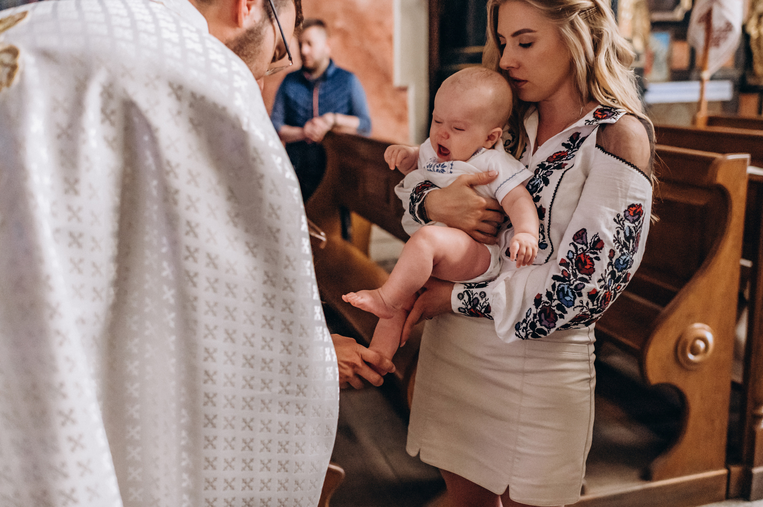 Хрещення Марка, Бернардинський монастир, Львів. Сімейний, дитячий та індивідуальний фотограф в м. Тернопіль, м. Львів