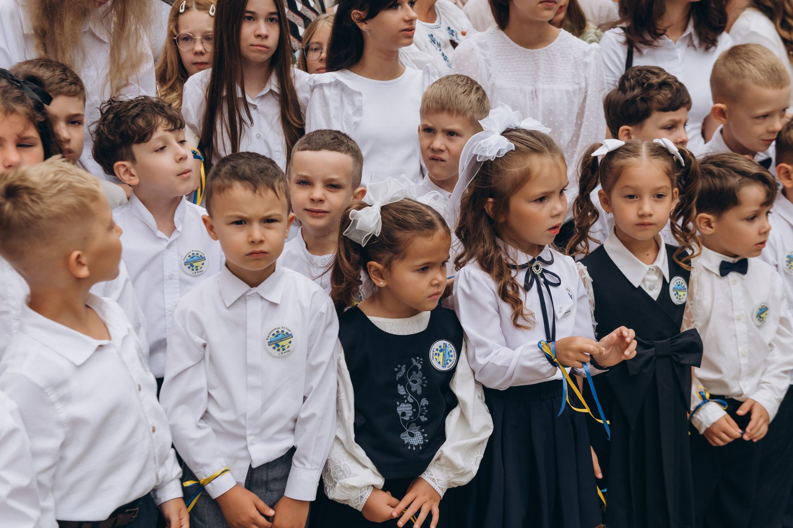Перший дзвоник у Тернополі, фотосесія першокласників