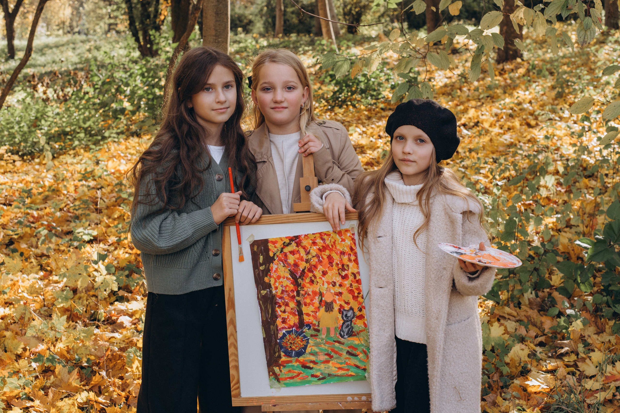 Осіння фотосесія 4 класу на віньєтки, випускні фотоальбоми Тернопіль, фотосесія випускників Тернопіль, шкільний випускний альбом Тернопіль. Сімейний, дитячий та індивідуальний фотограф в м. Тернопіль, м. Львів