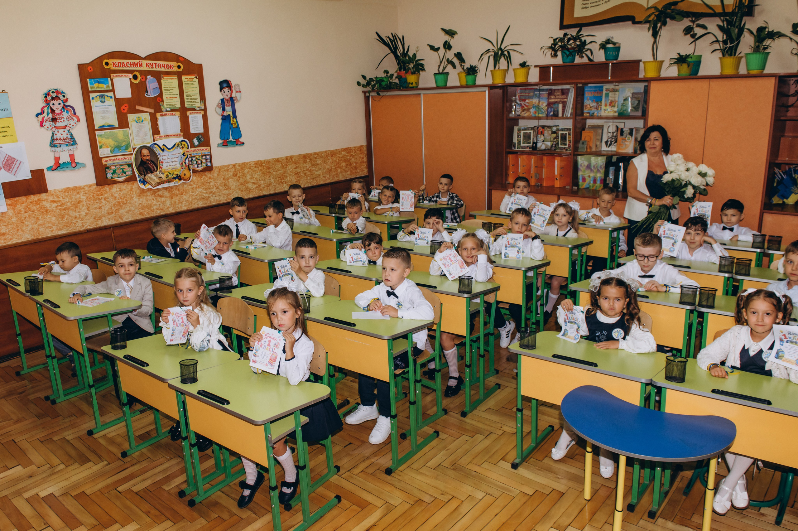 Перший дзвоник у Тернополі, фотосесія першокласників