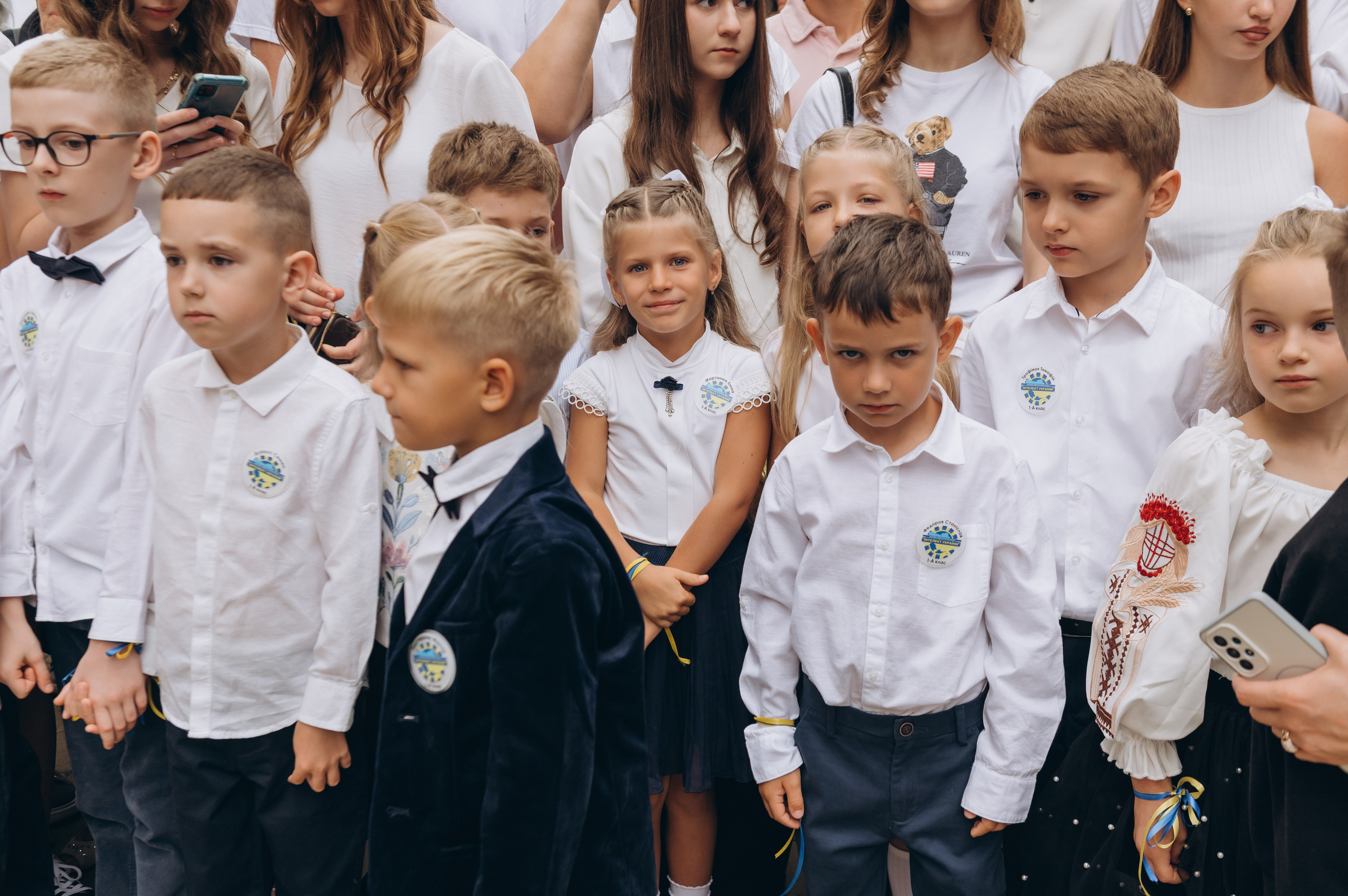 Перший дзвоник у Тернополі, фотосесія першокласників