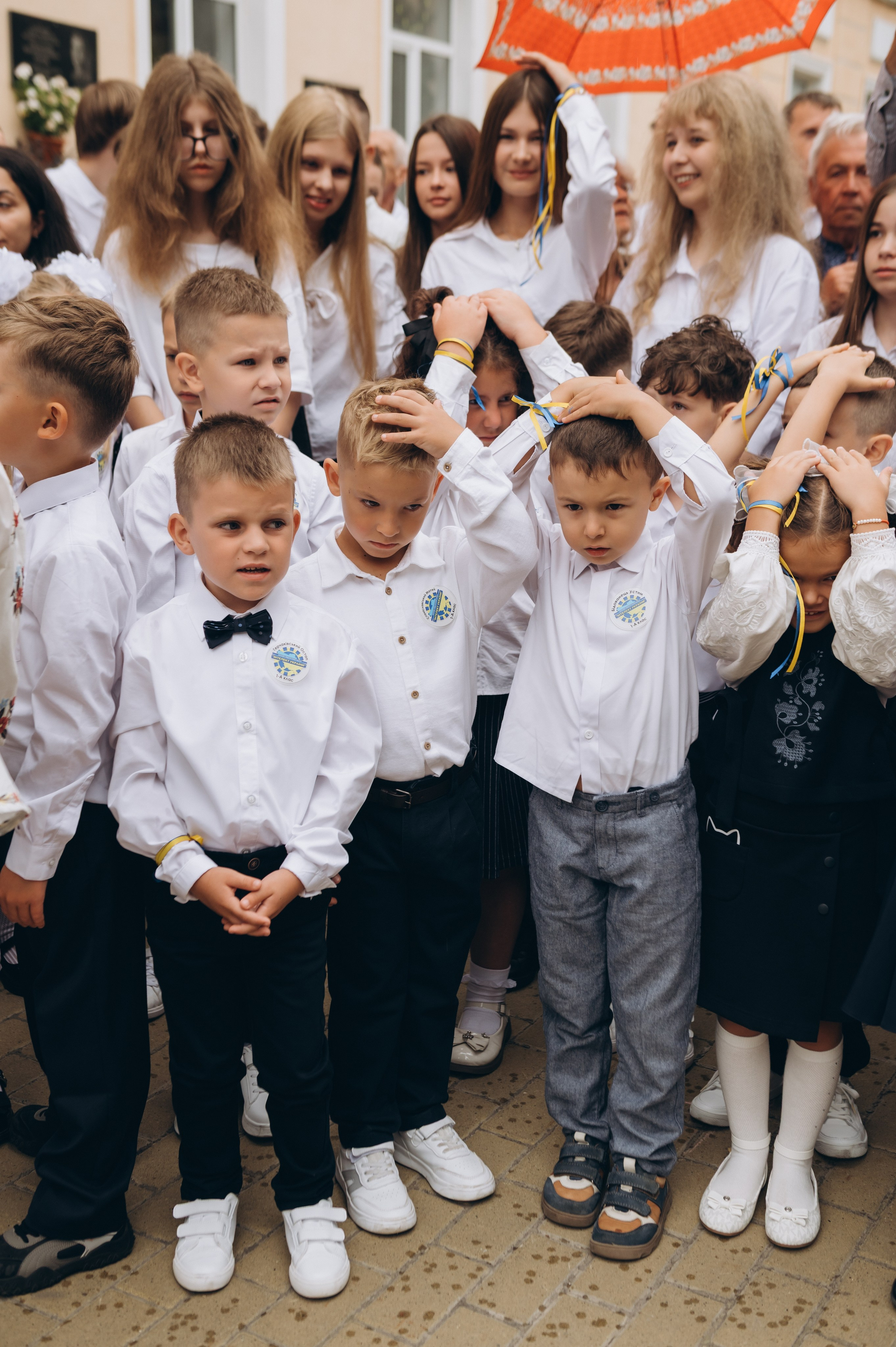 Перший дзвоник у Тернополі, фотосесія першокласників