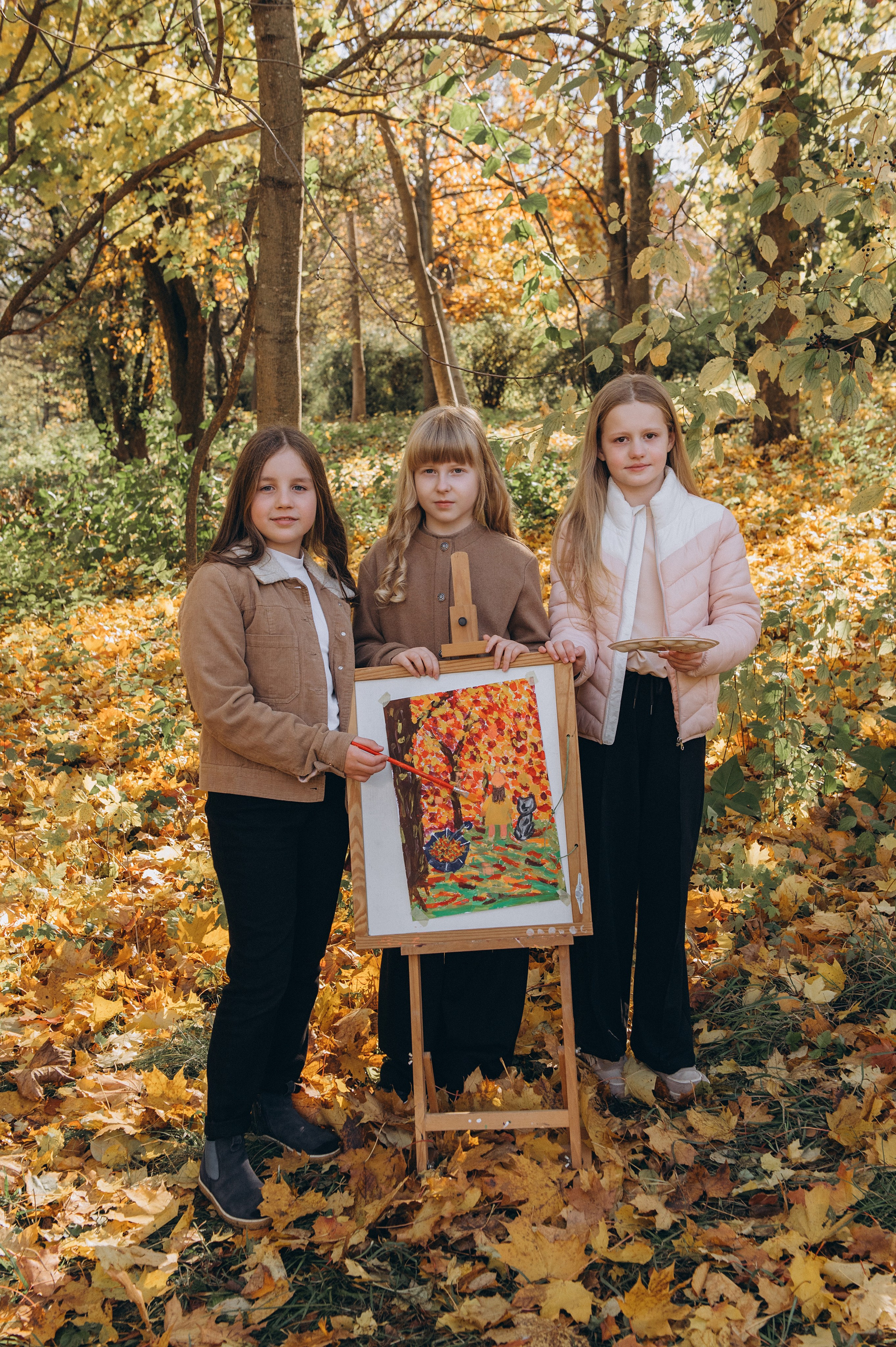 Осіння фотосесія 4 класу на віньєтки, випускні фотоальбоми Тернопіль, фотосесія випускників Тернопіль, шкільний випускний альбом Тернопіль. Сімейний, дитячий та індивідуальний фотограф в м. Тернопіль, м. Львів