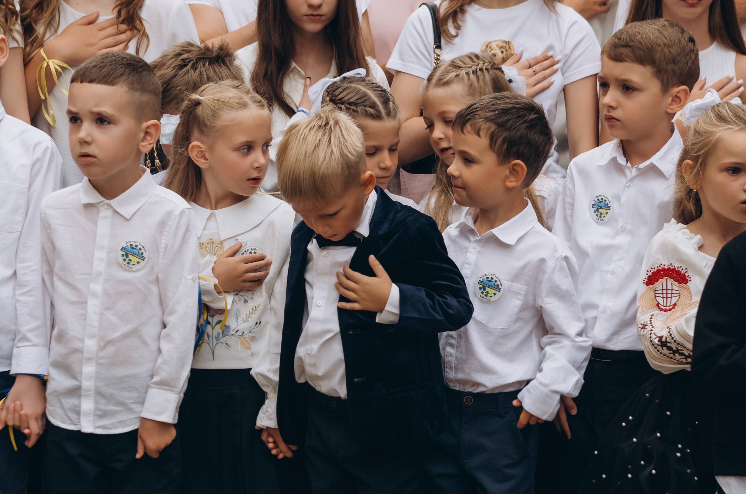 Перший дзвоник у Тернополі, фотосесія першокласників