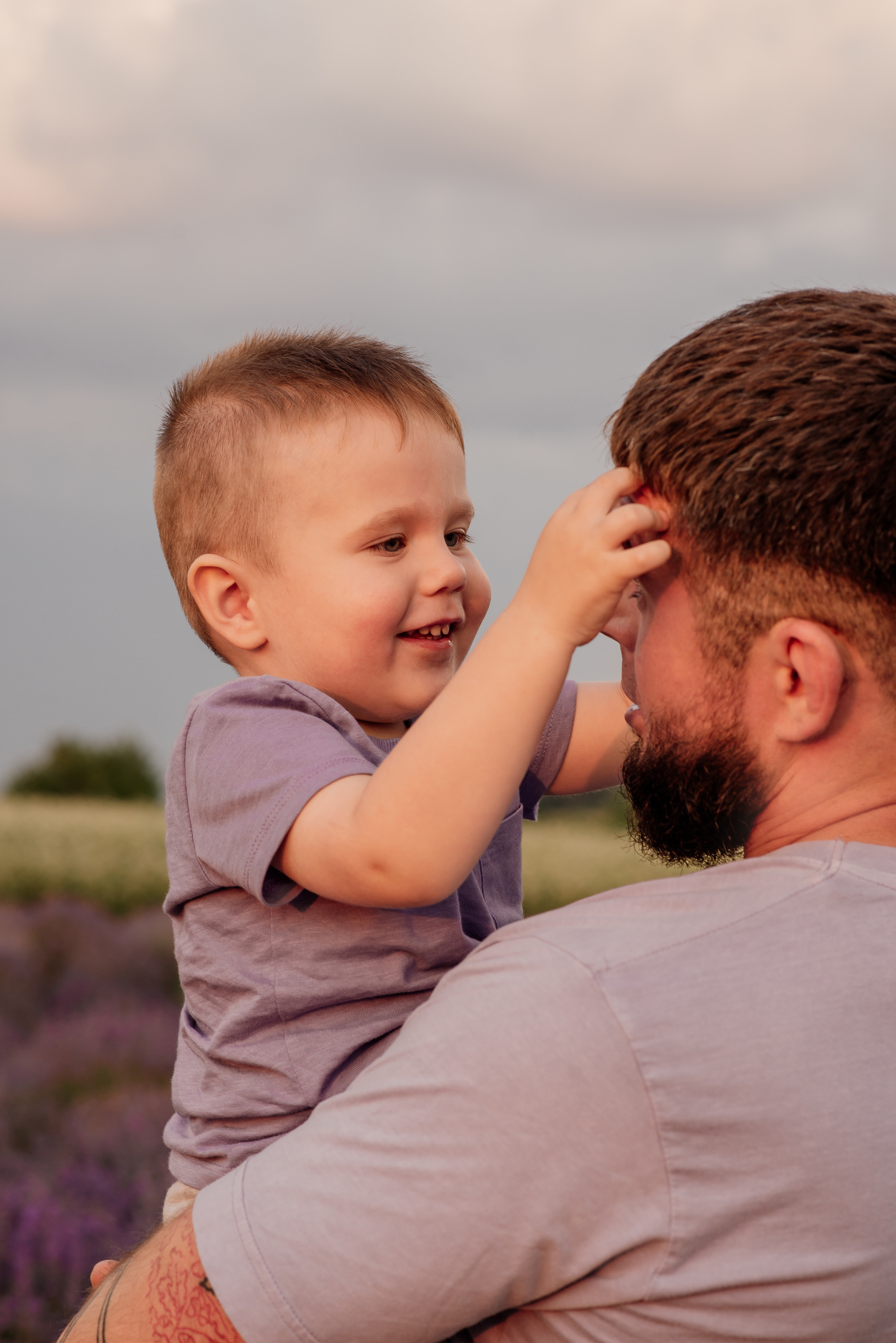 Сімейна фотосесія в лаванді. Микола, Христина, Марк, Макар, Меланія. Сімейний, дитячий та індивідуальний фотограф в м. Тернопіль, м. Львів