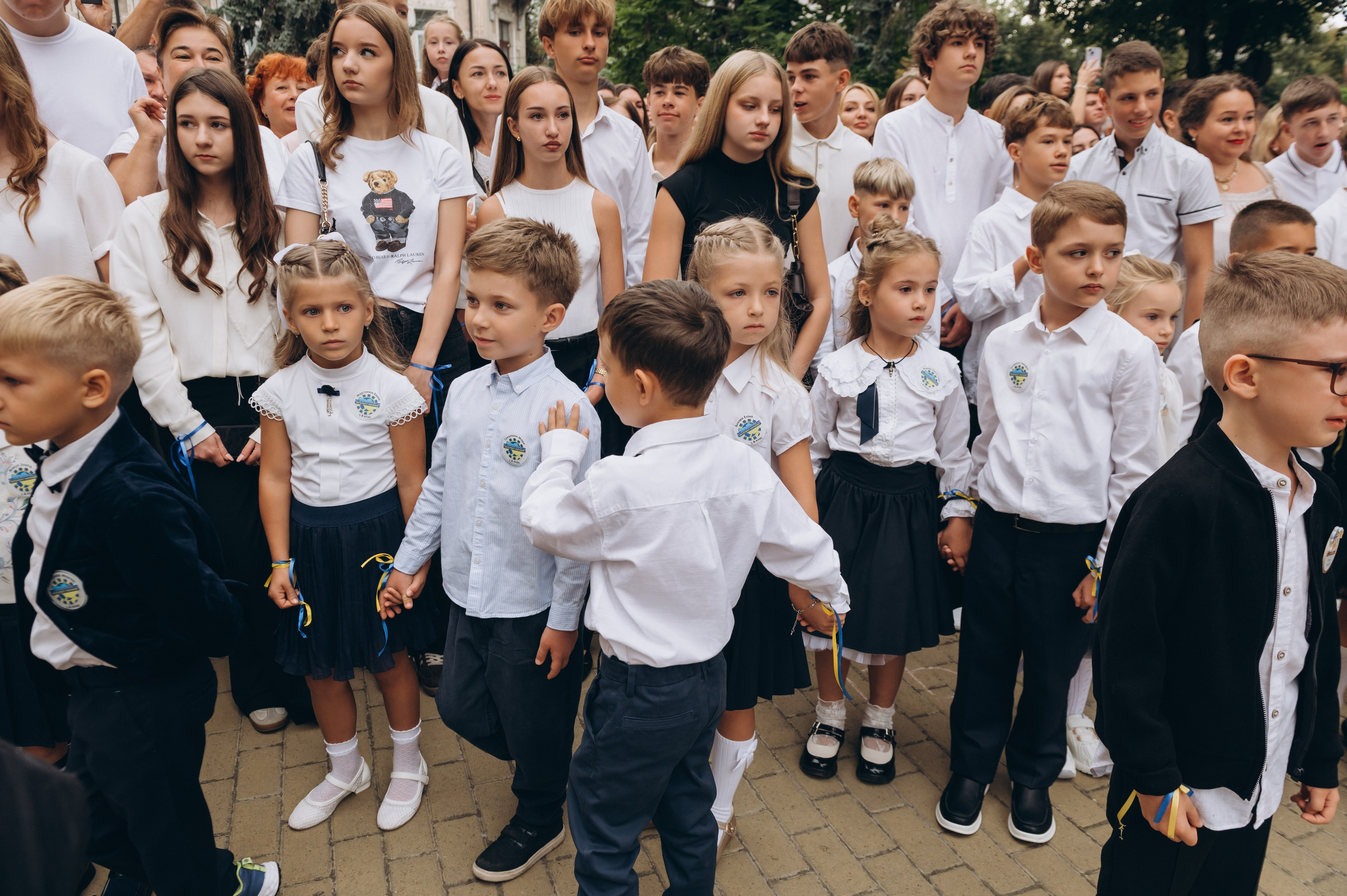 Перший дзвоник у Тернополі, фотосесія першокласників