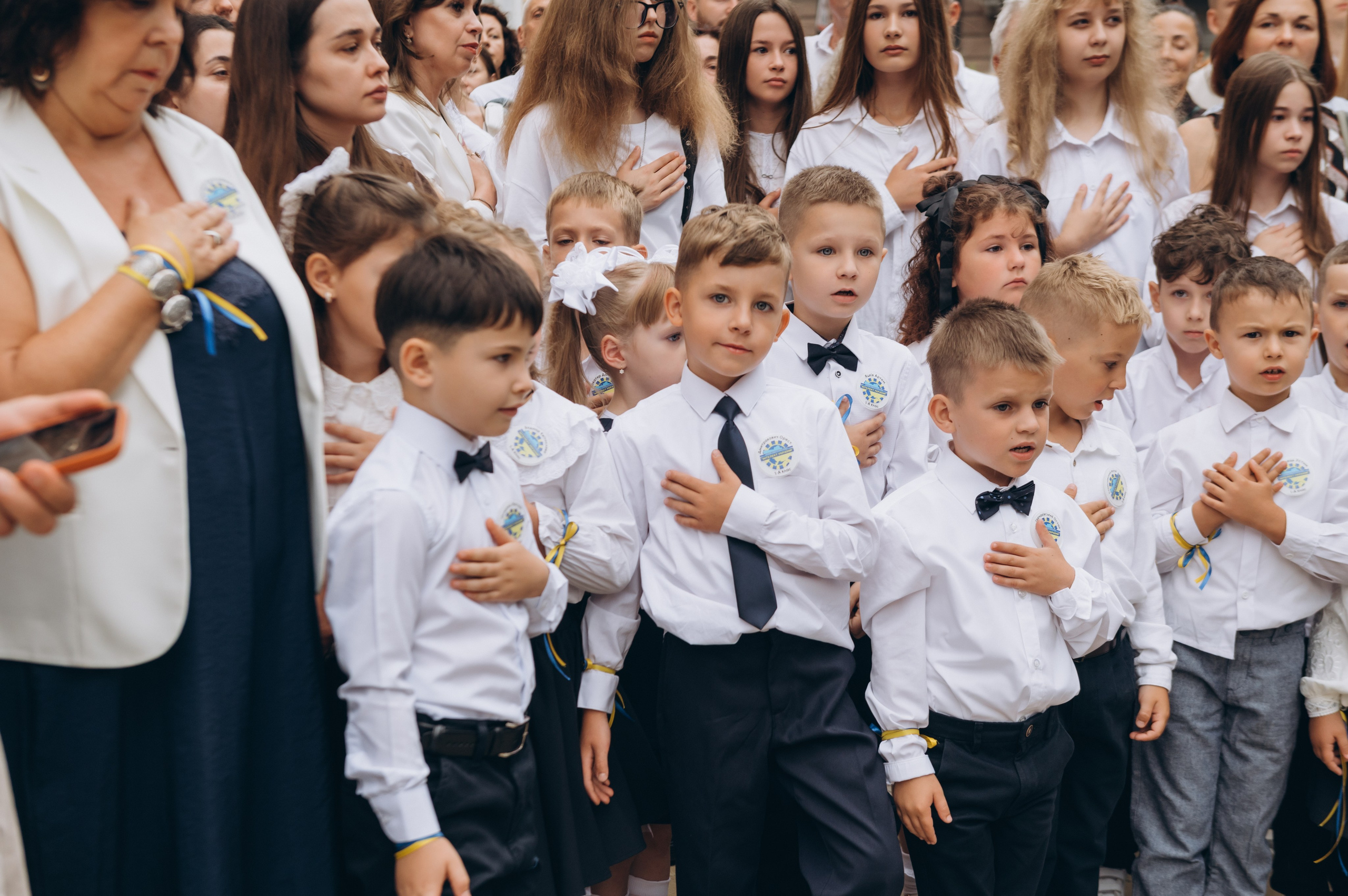 Перший дзвоник у Тернополі, фотосесія першокласників