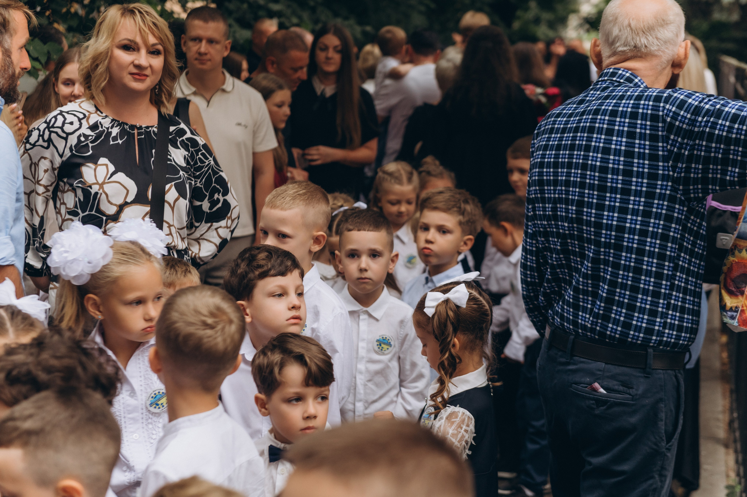 Перший дзвоник у Тернополі, фотосесія першокласників