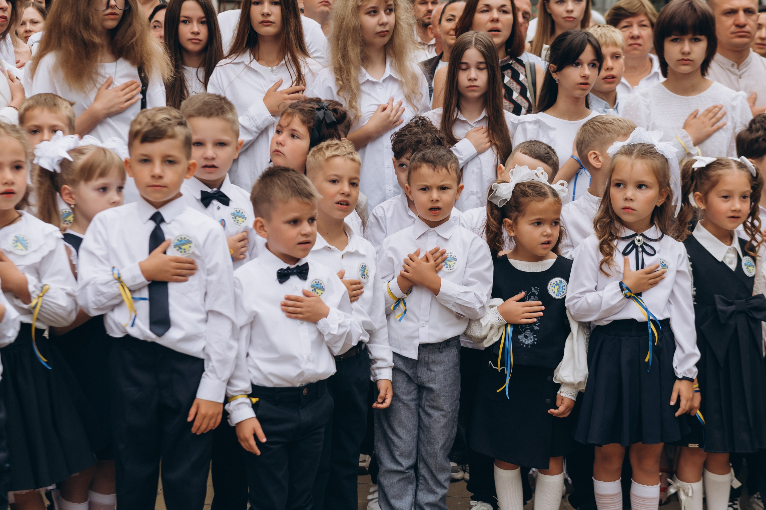 Перший дзвоник у Тернополі, фотосесія першокласників