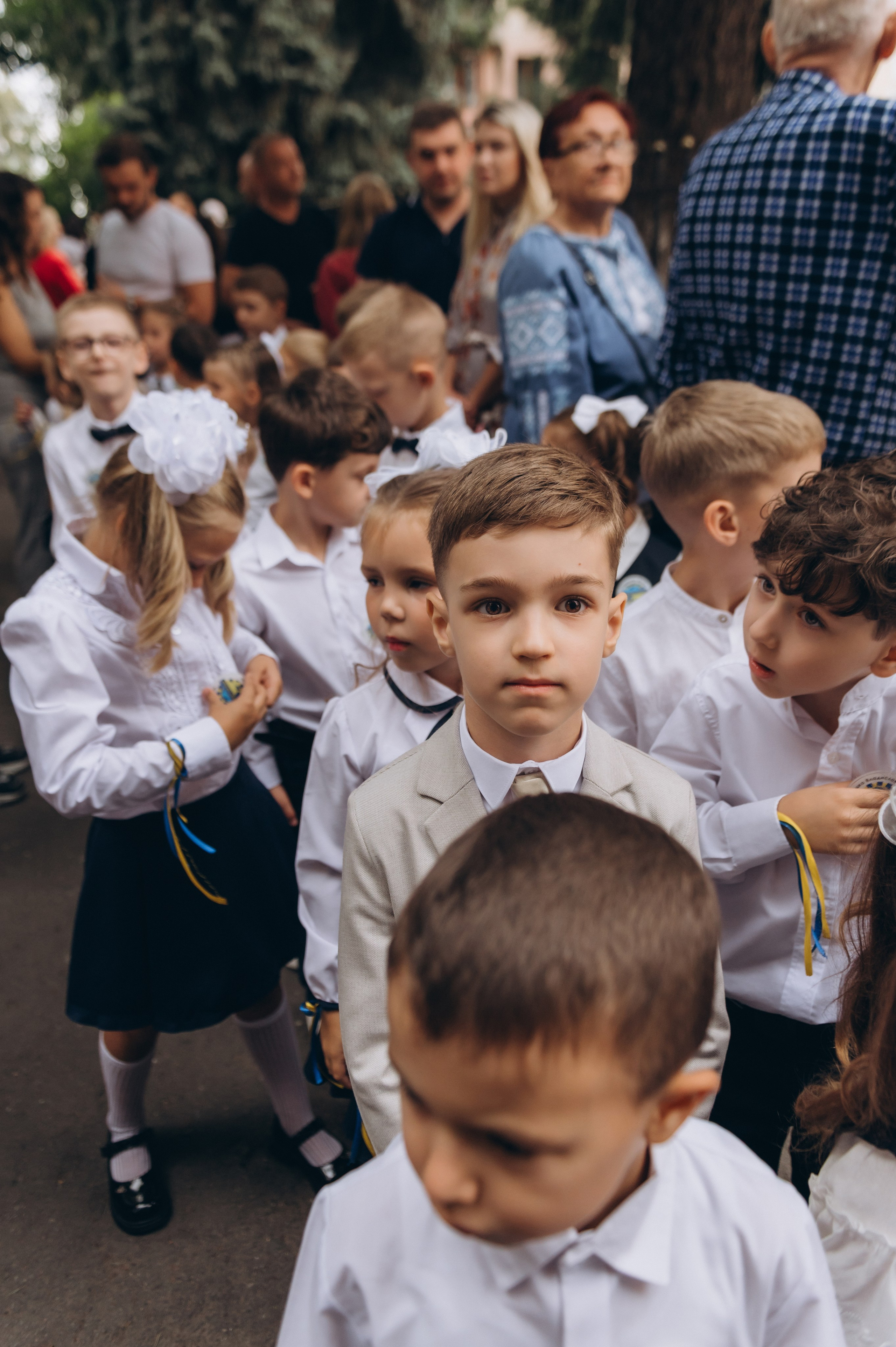 Перший дзвоник у Тернополі, фотосесія першокласників