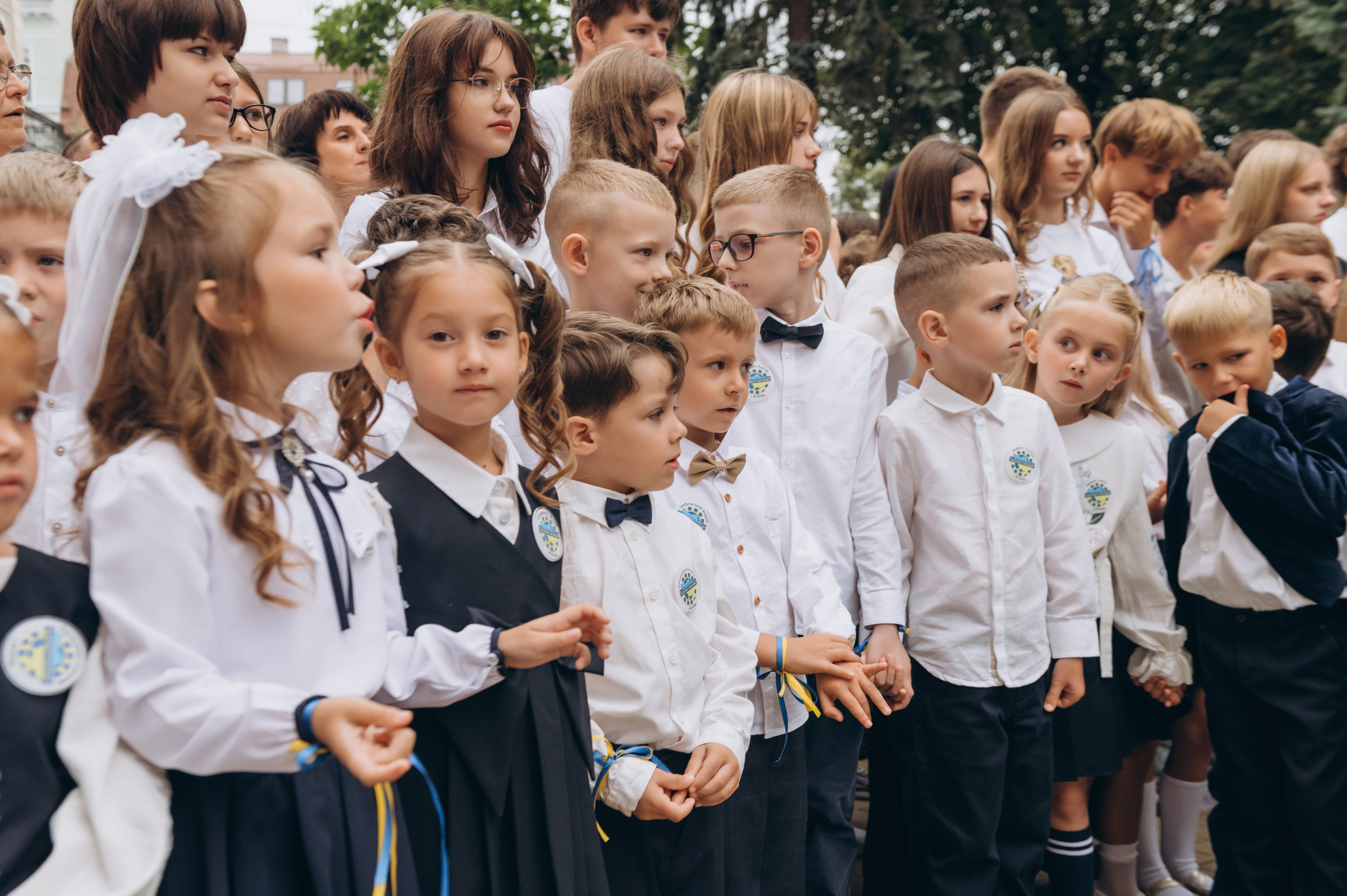 Перший дзвоник у Тернополі, фотосесія першокласників