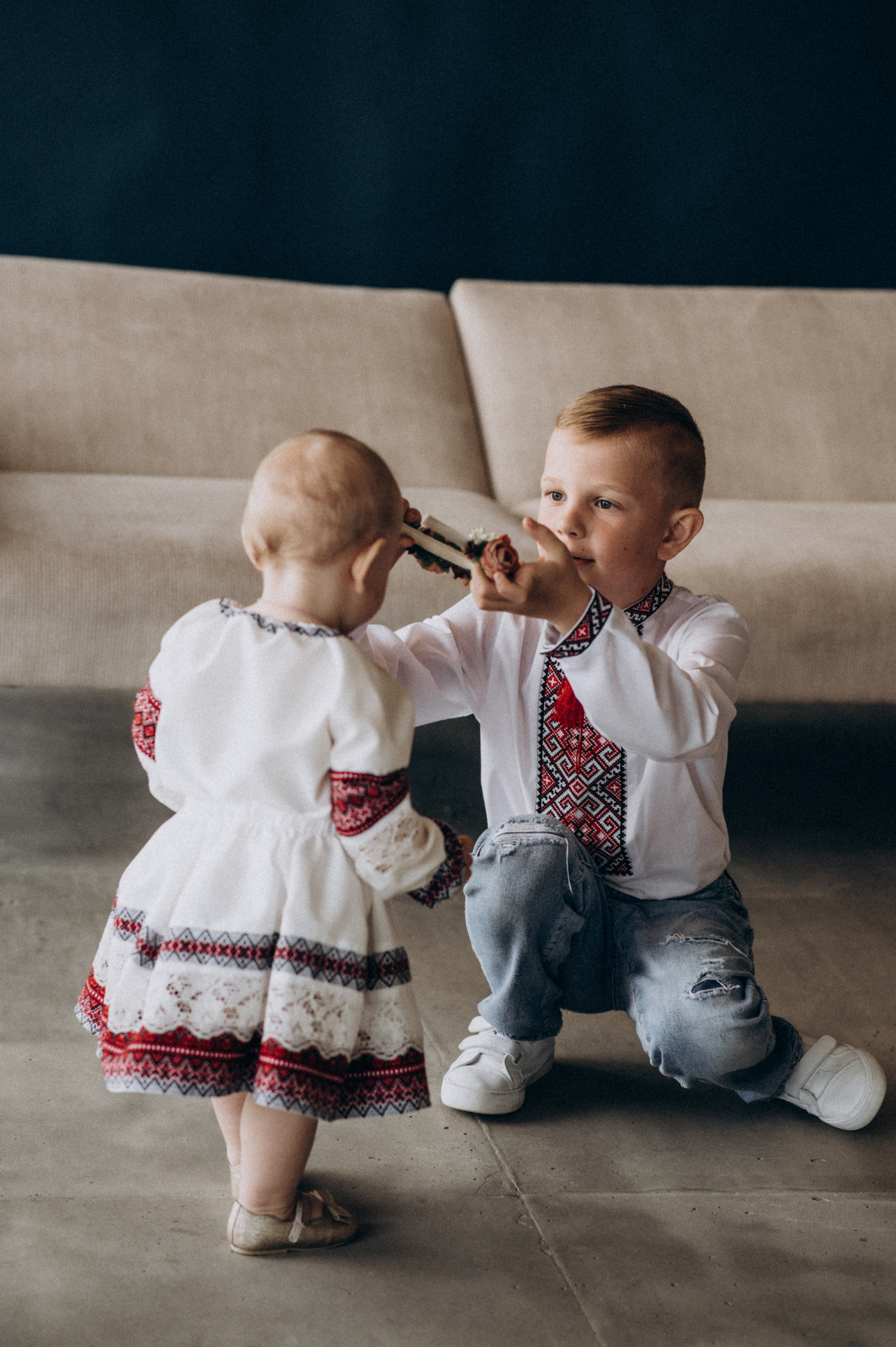 Сімейна зйомка у студії. Сімейний, дитячий та індивідуальний фотограф в м. Тернопіль, м. Львів
