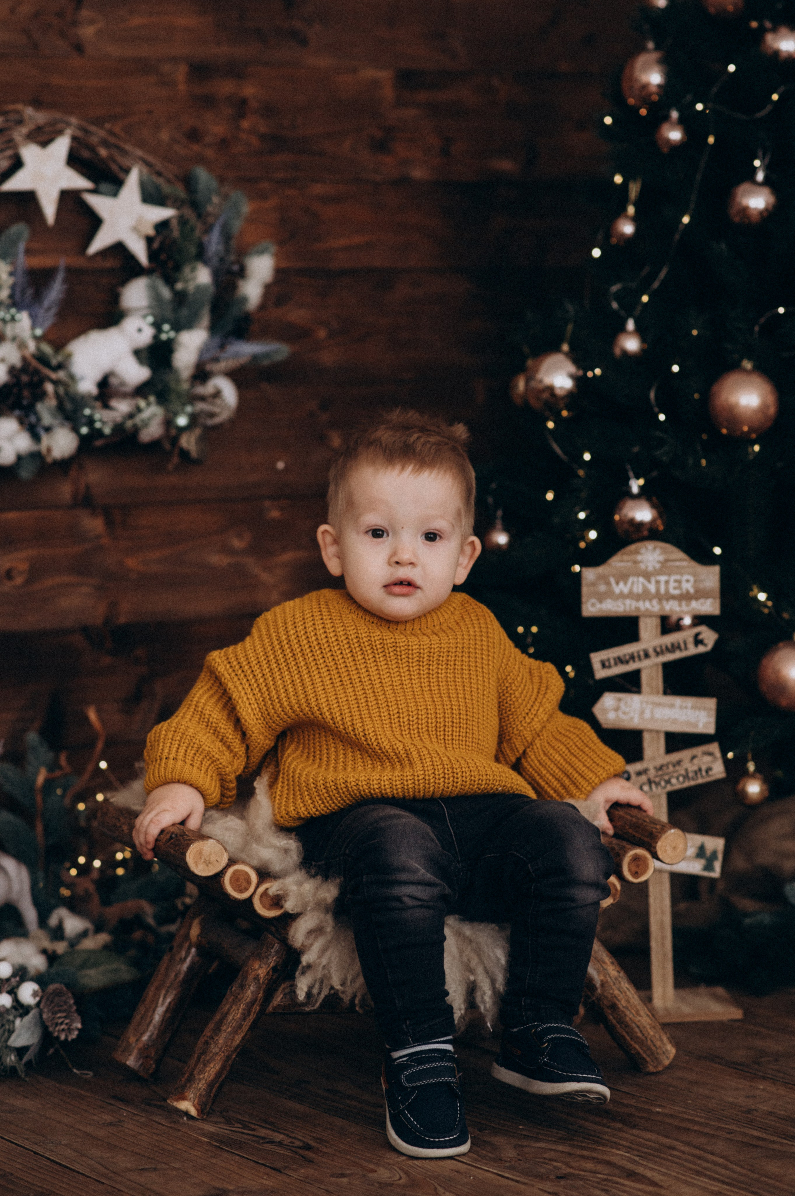 Новорічна фотосесія у студії Тернополя, фотосесія Львів. Сімейний, дитячий та індивідуальний фотограф в м. Тернопіль, м. Львів